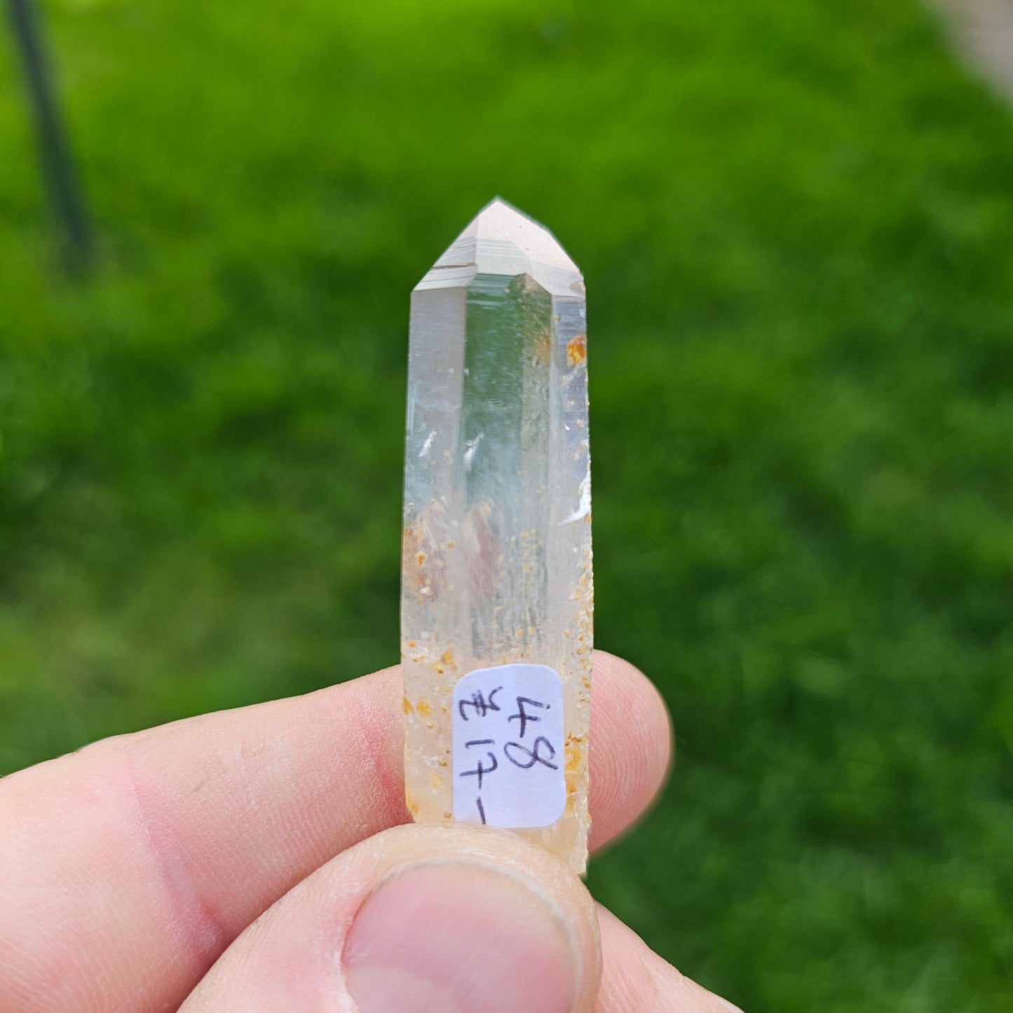Blue Mist Lemurian Quartz Points