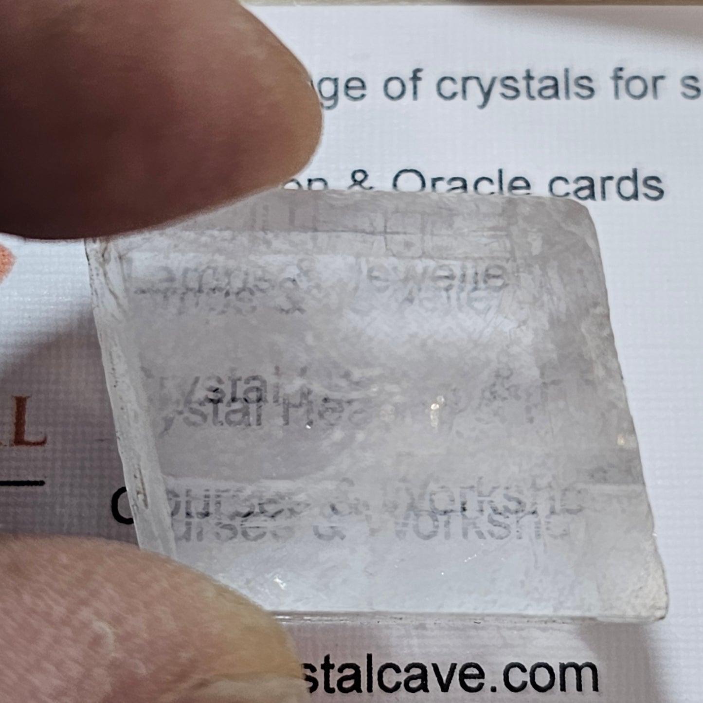 Optical Calcite Pieces