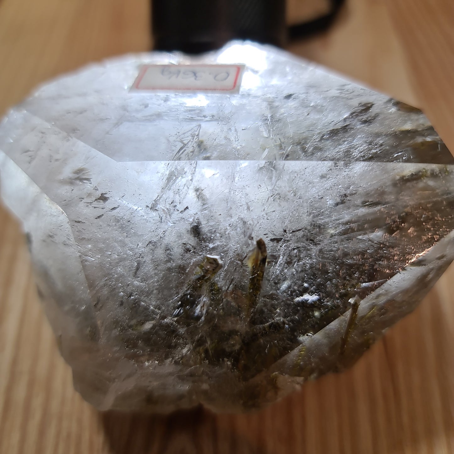 Epidote in Quartz