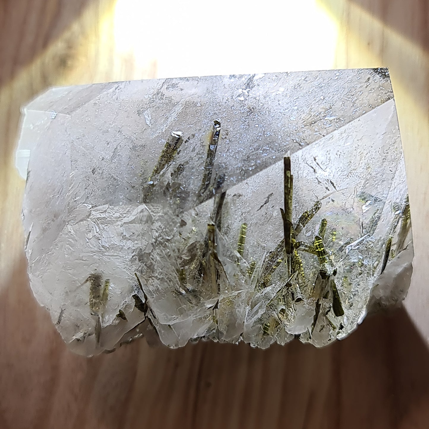 Epidote in Quartz