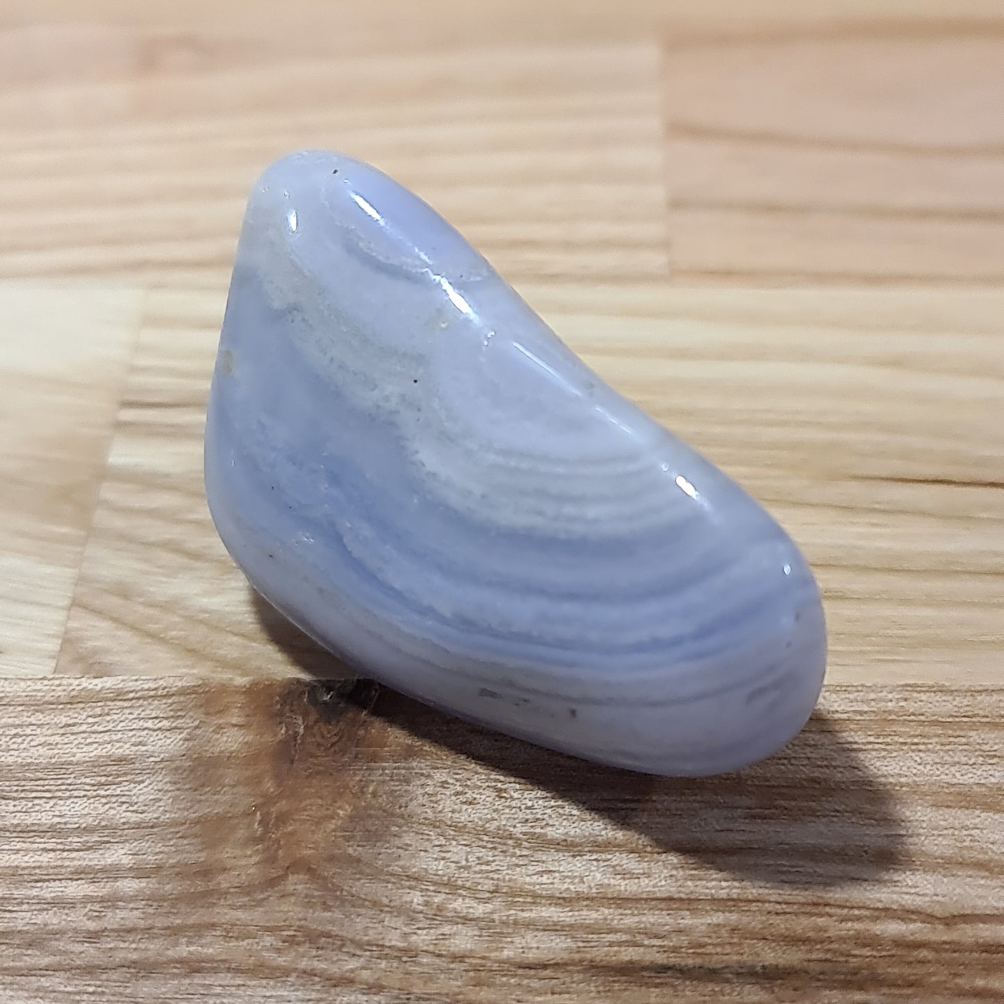 Blue Lace Agate Pebble J