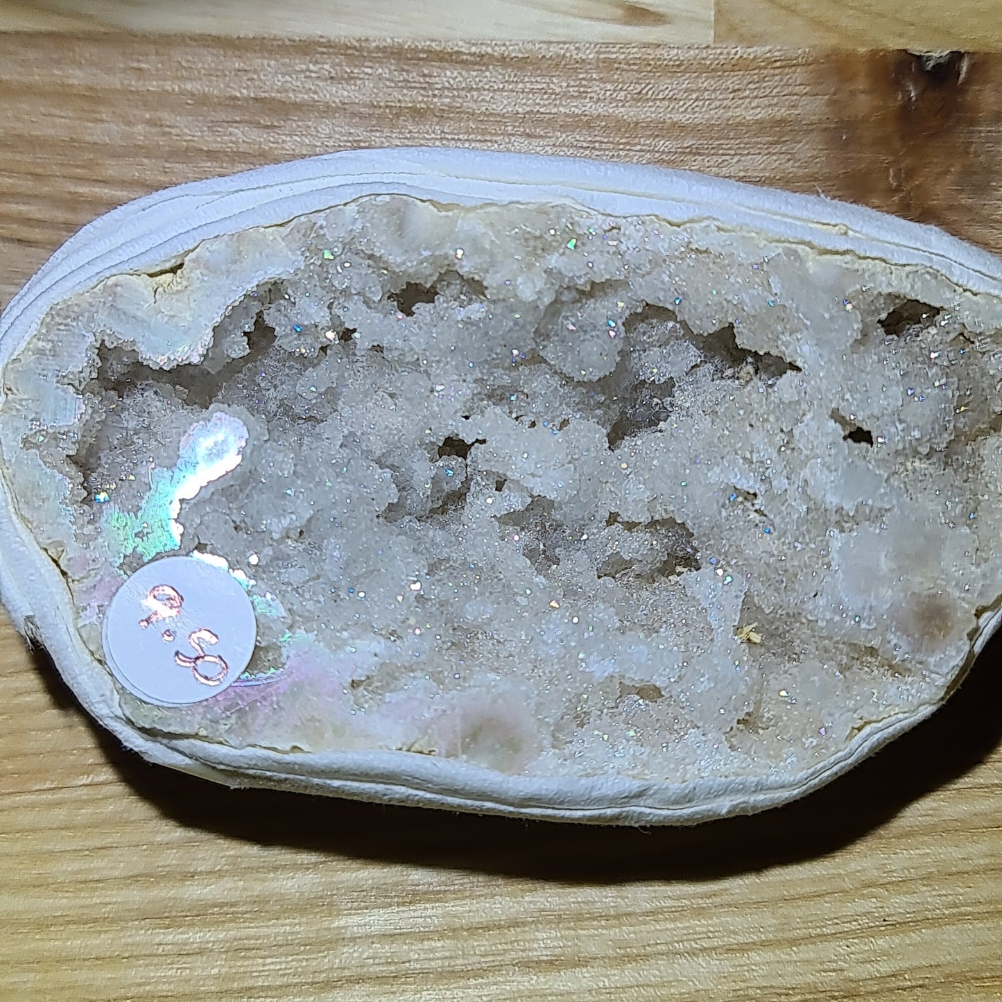 Angel Aura Quartz Geode