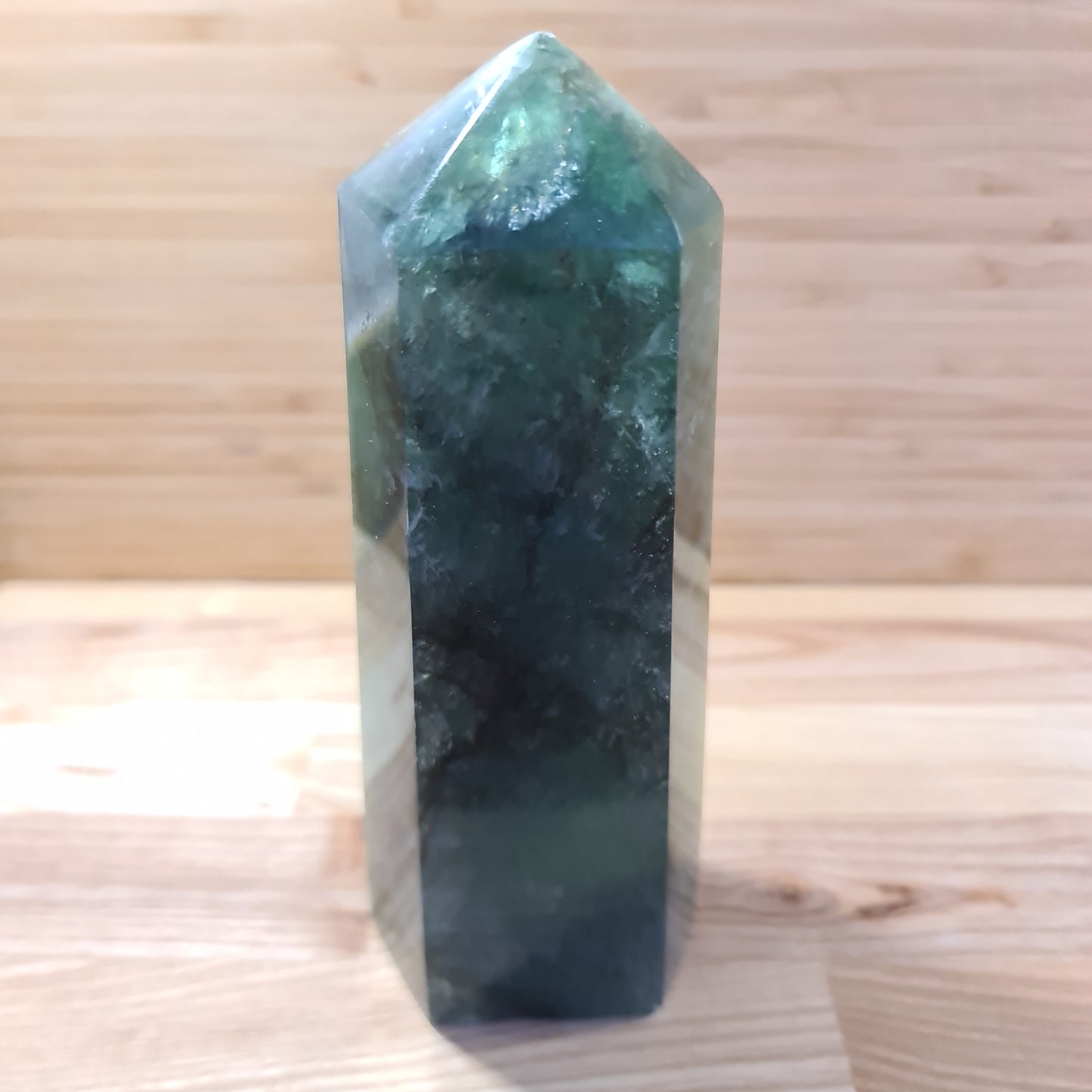 Green Fluorite Tower 16cm 1.05KG