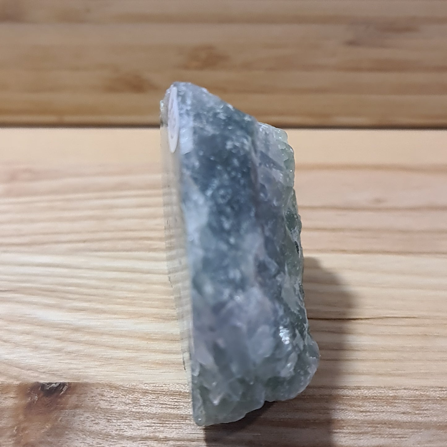 Green Fluorite Cut & Polished face