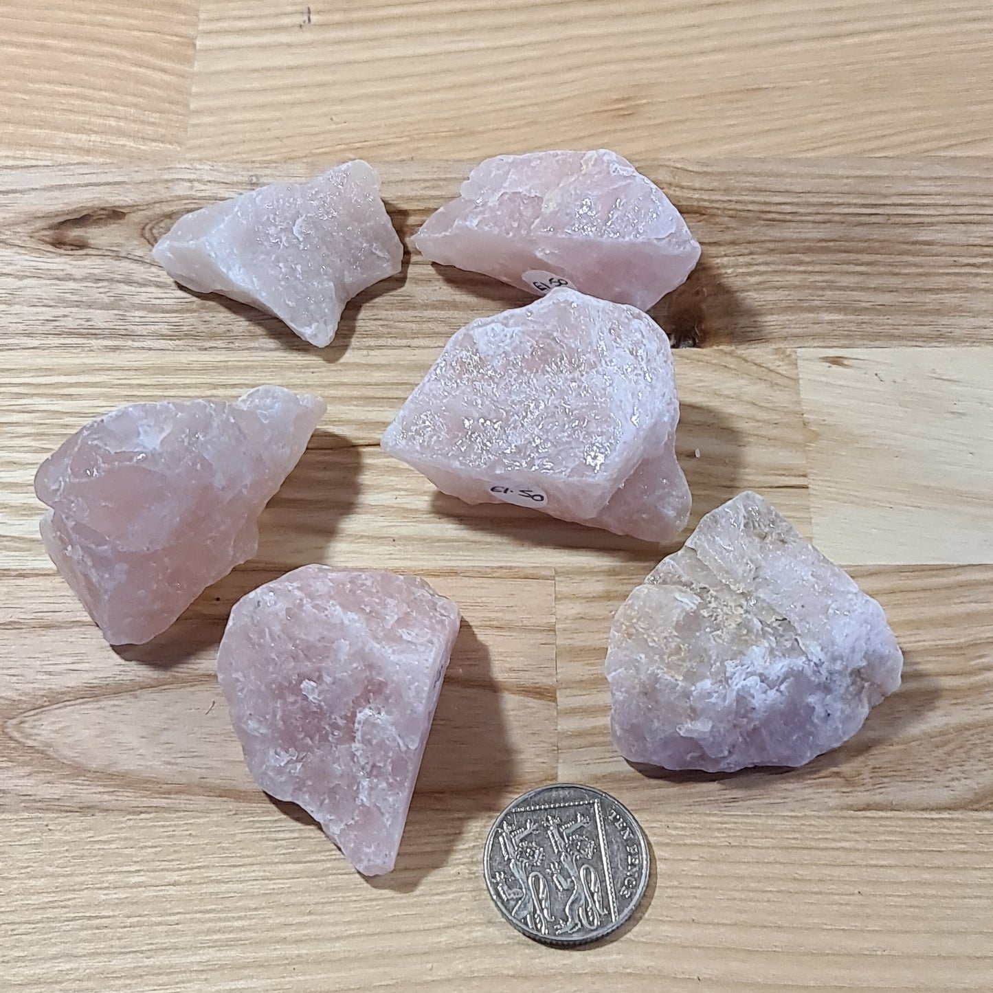Rose Quartz "A" Grade rough pieces