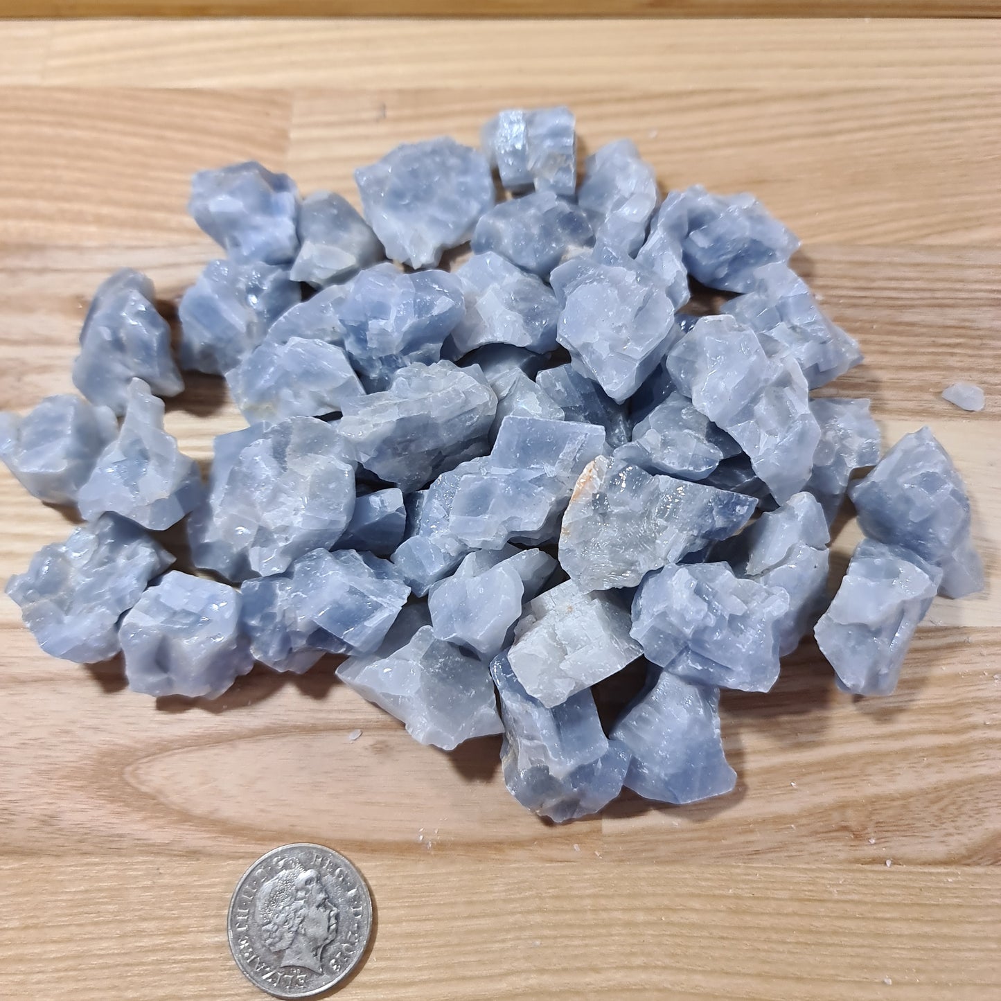 Blue Calcite - Raw
