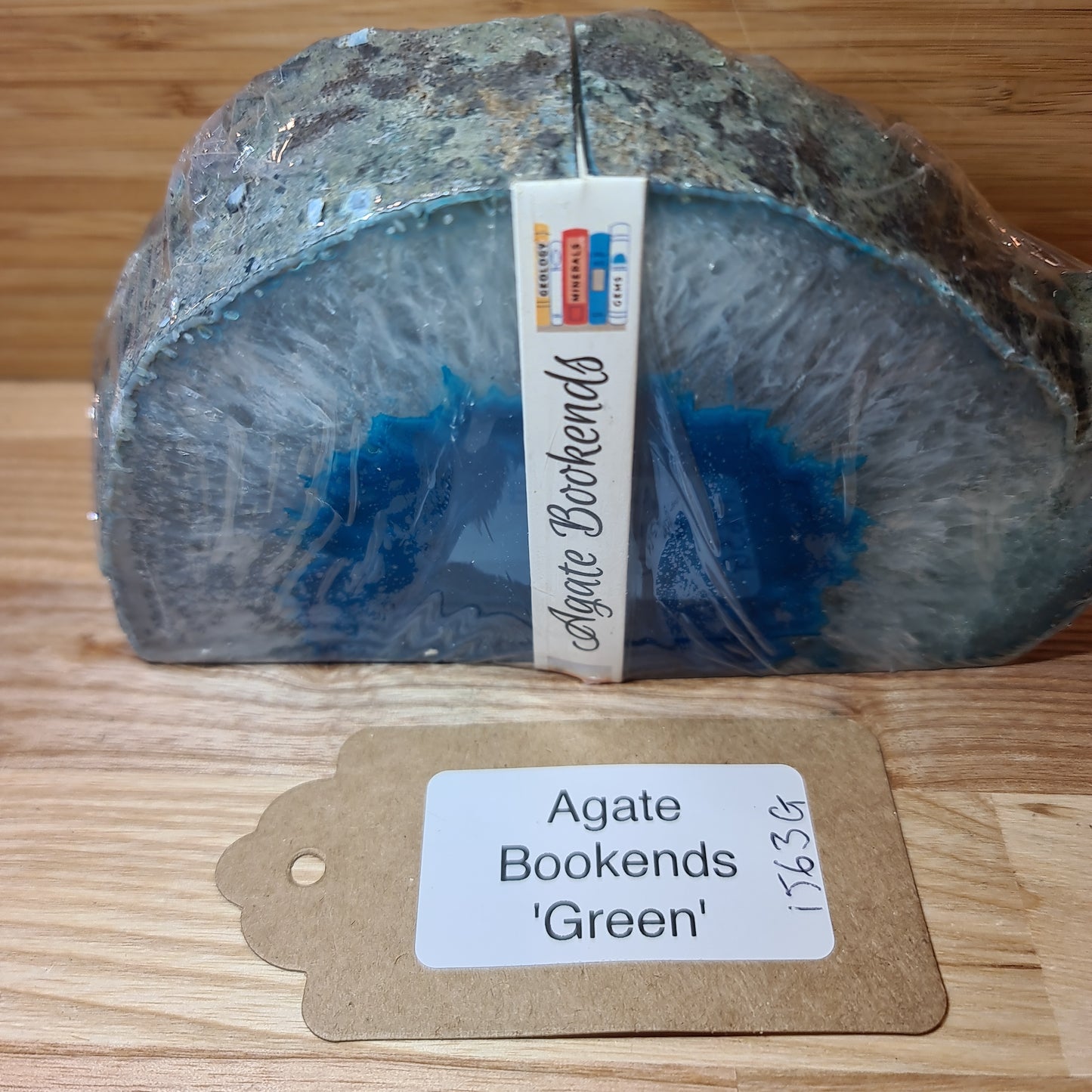 Agate Bookends