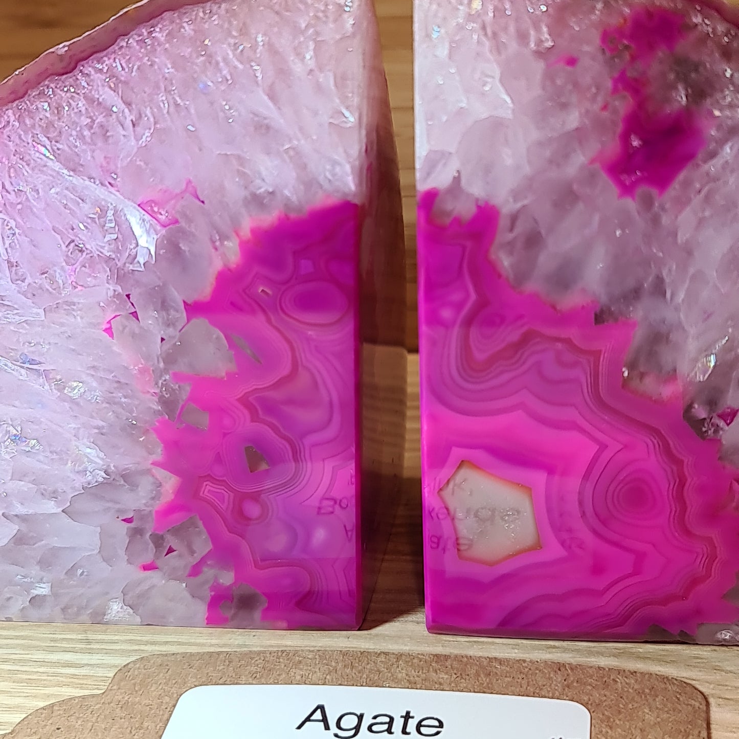 Agate Bookends