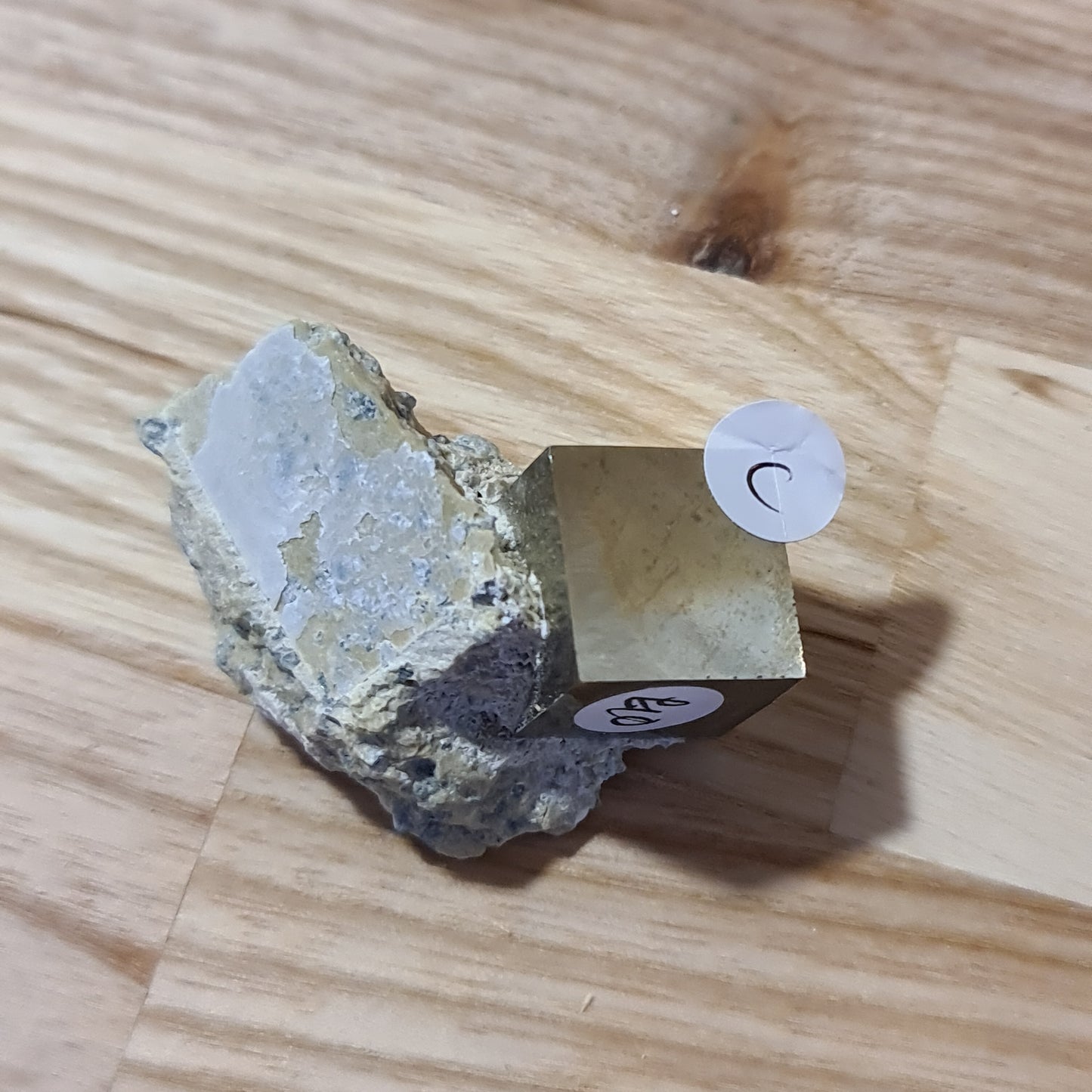 Pyrite - Cuboid on matrix