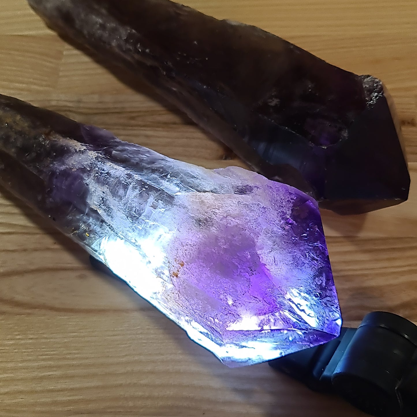 Amethyst 'Elestial' Torches
