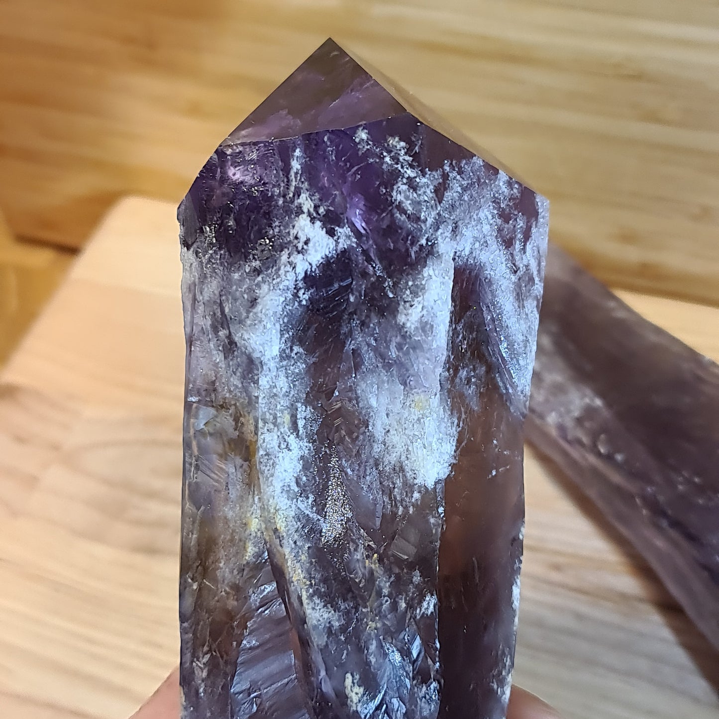 Amethyst 'Elestial' Torches