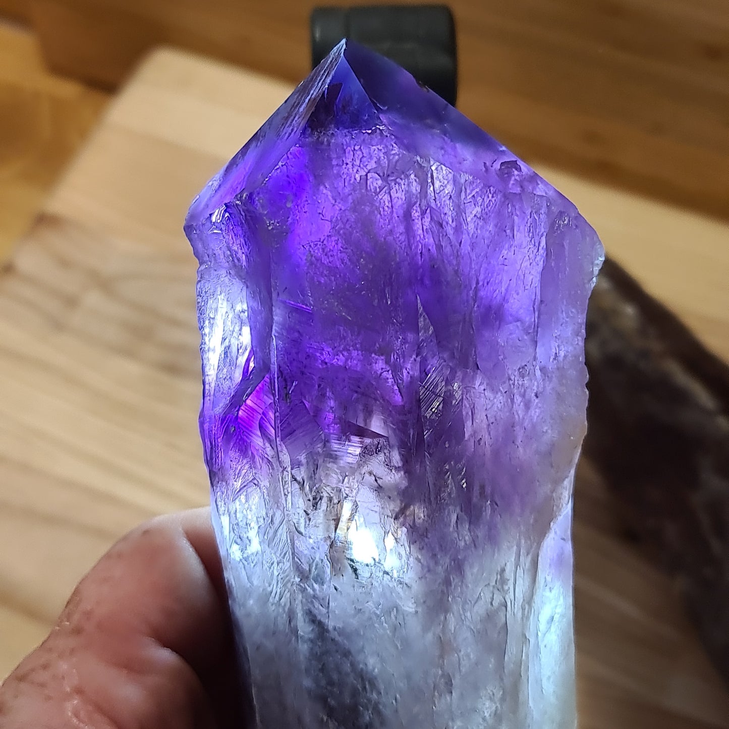 Amethyst 'Elestial' Torches
