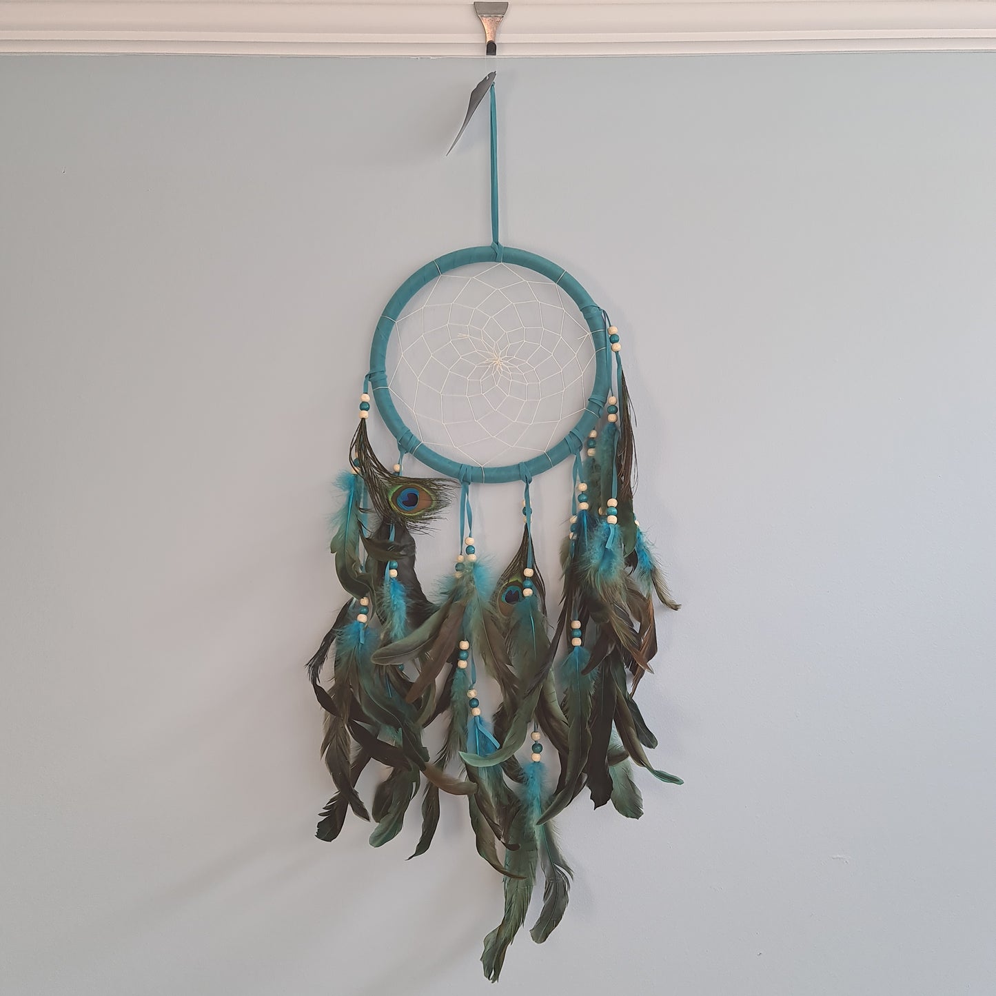 Peacock Feather Dreamcatcher
