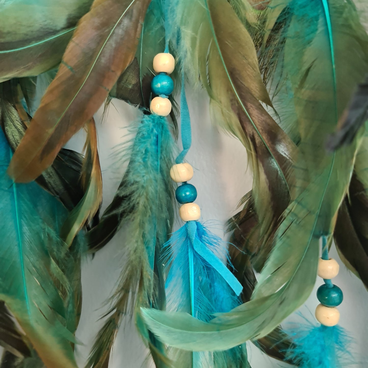 Peacock Feather Dreamcatcher