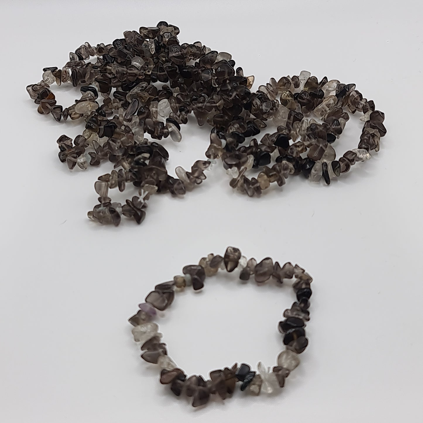 Smokey Quartz Chip Bracelet