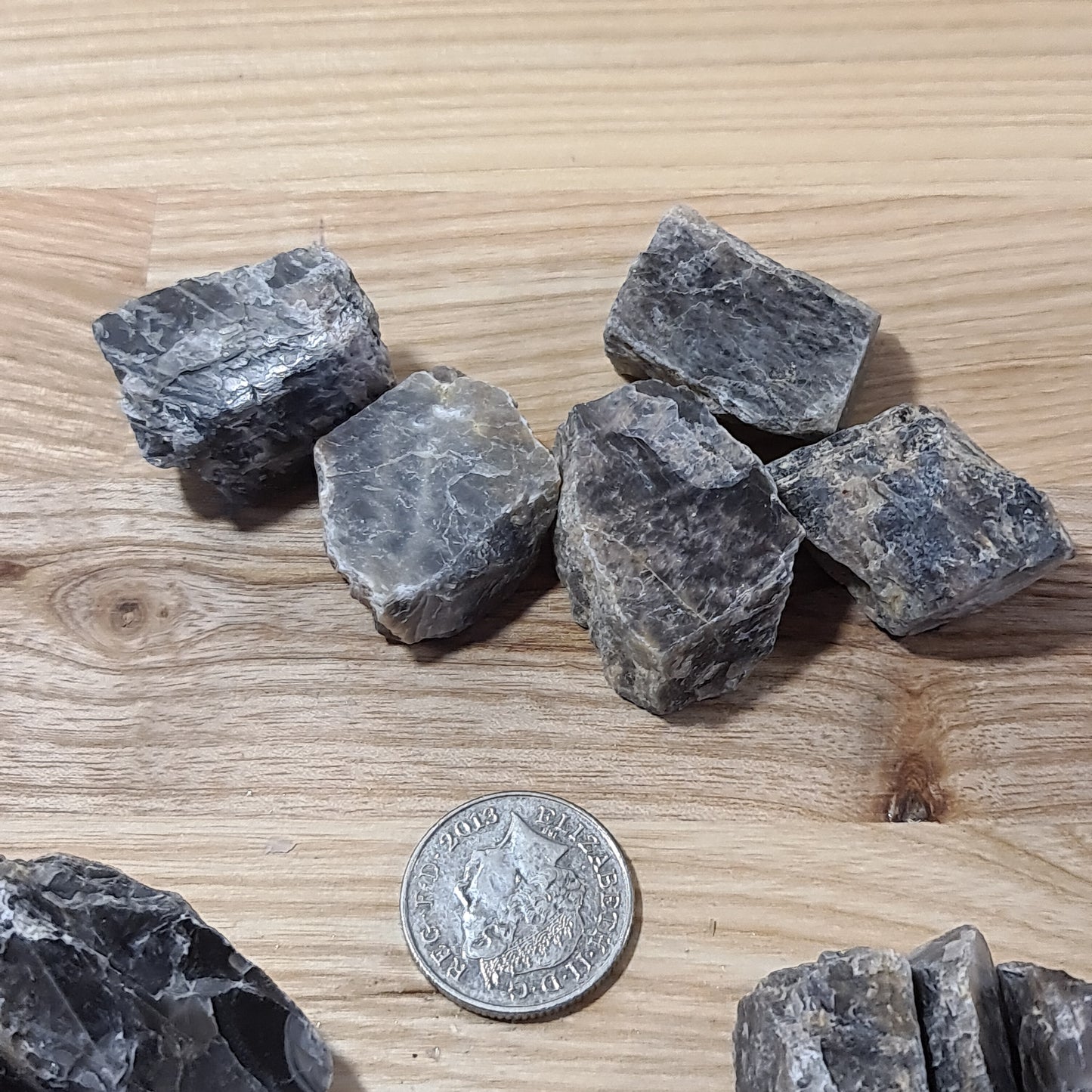 Black Moonstone Pieces