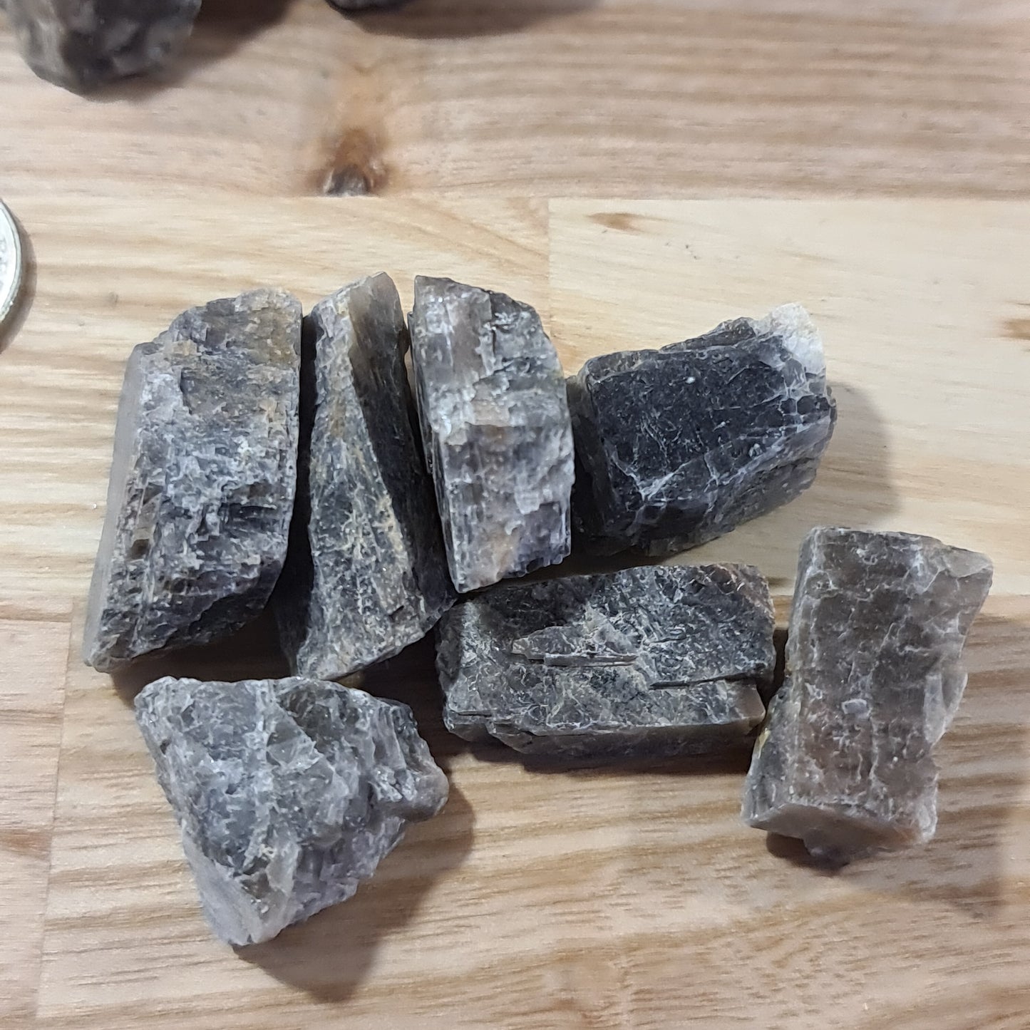 Black Moonstone Pieces