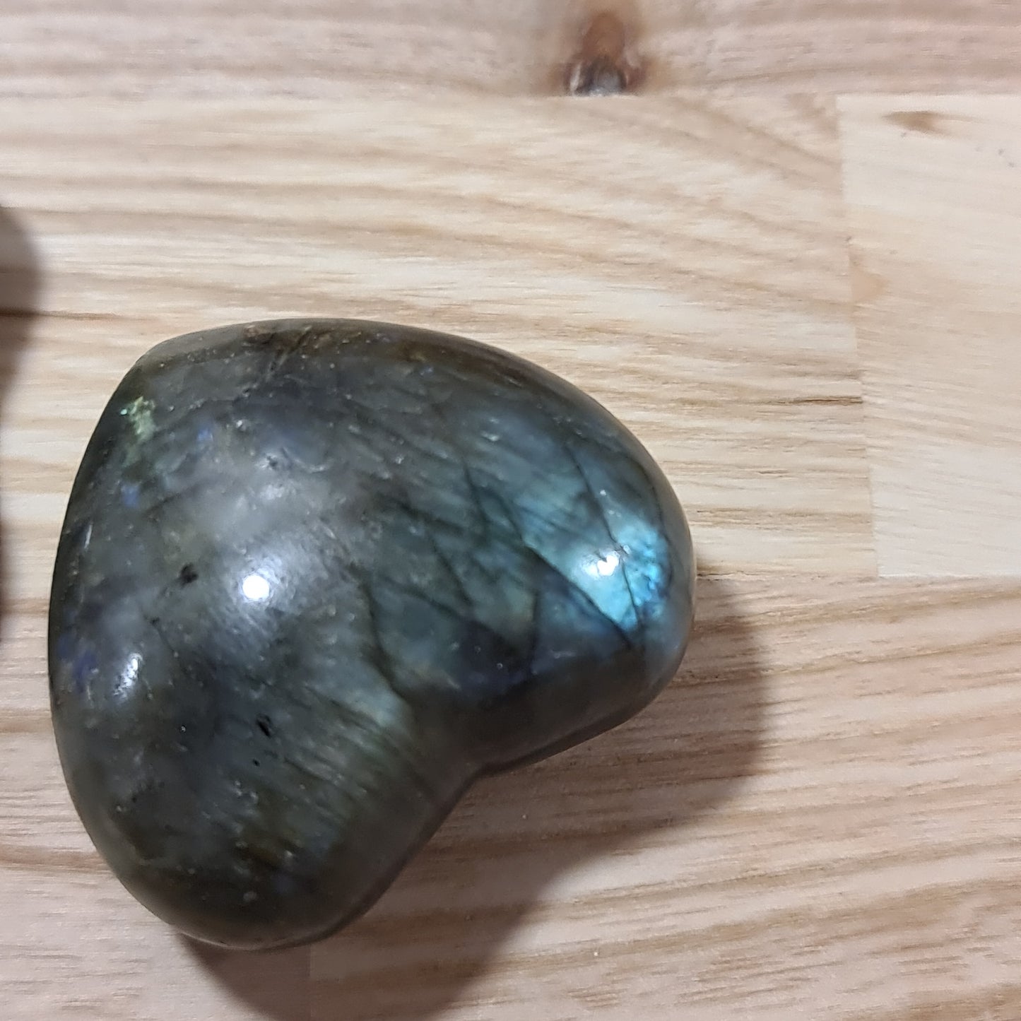 Labradorite Puffy Heart