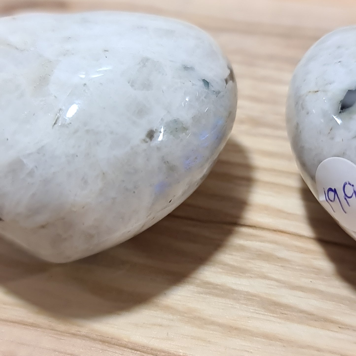 Rainbow Moonstone Puffy Heart (Medium)