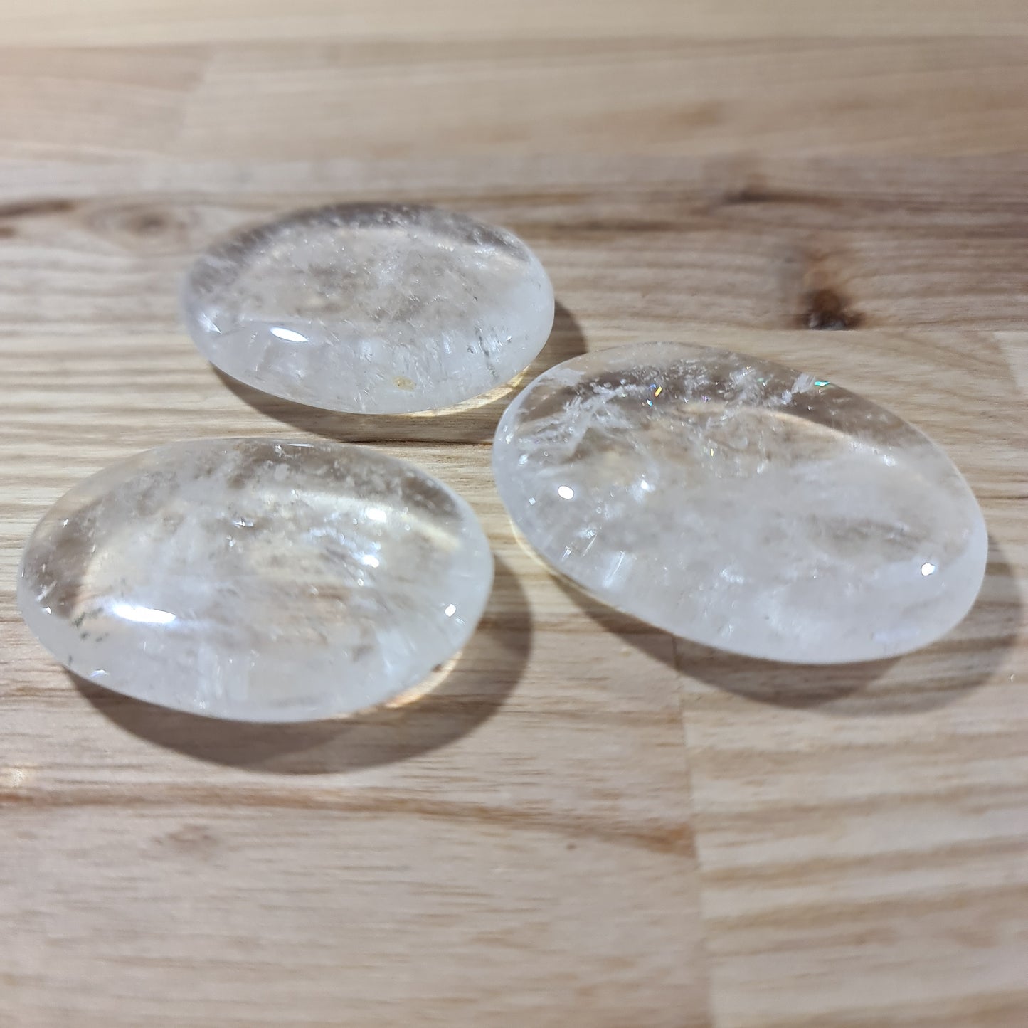 Clear Quartz Tablet PalmStone