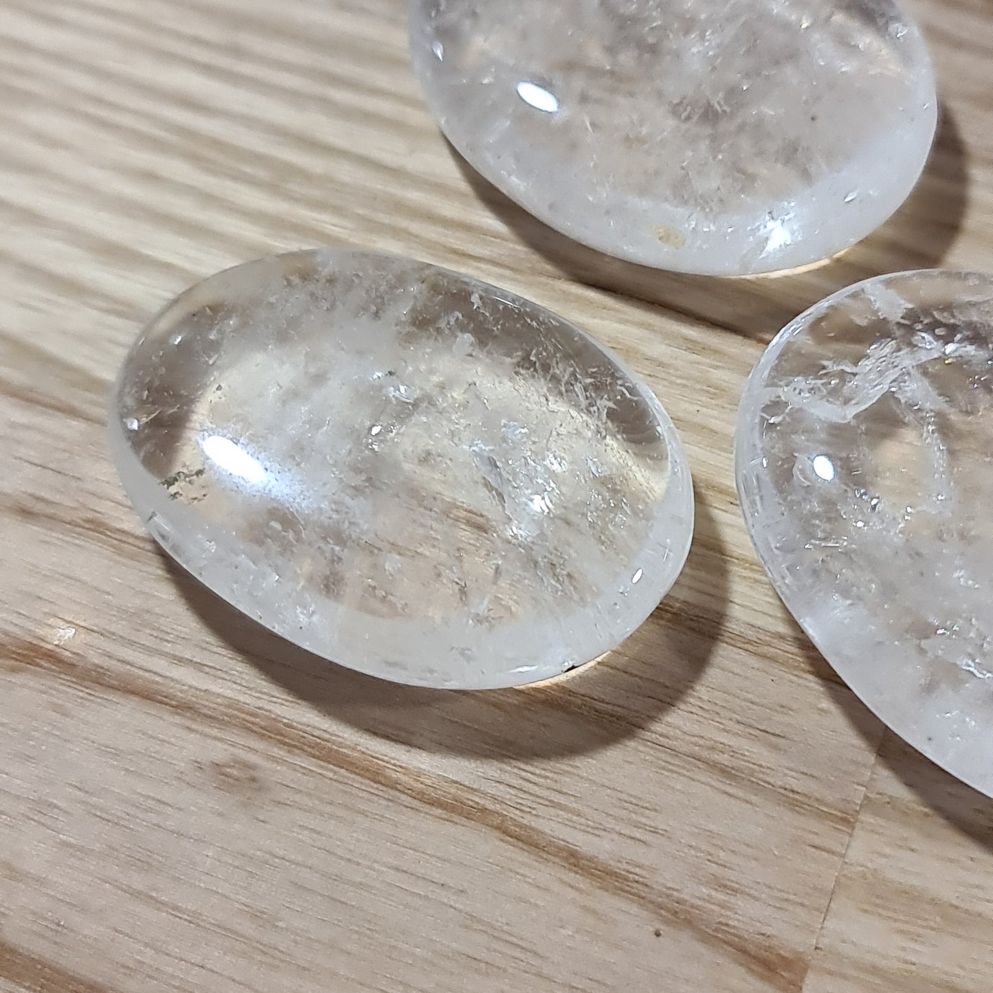Clear Quartz Tablet PalmStone