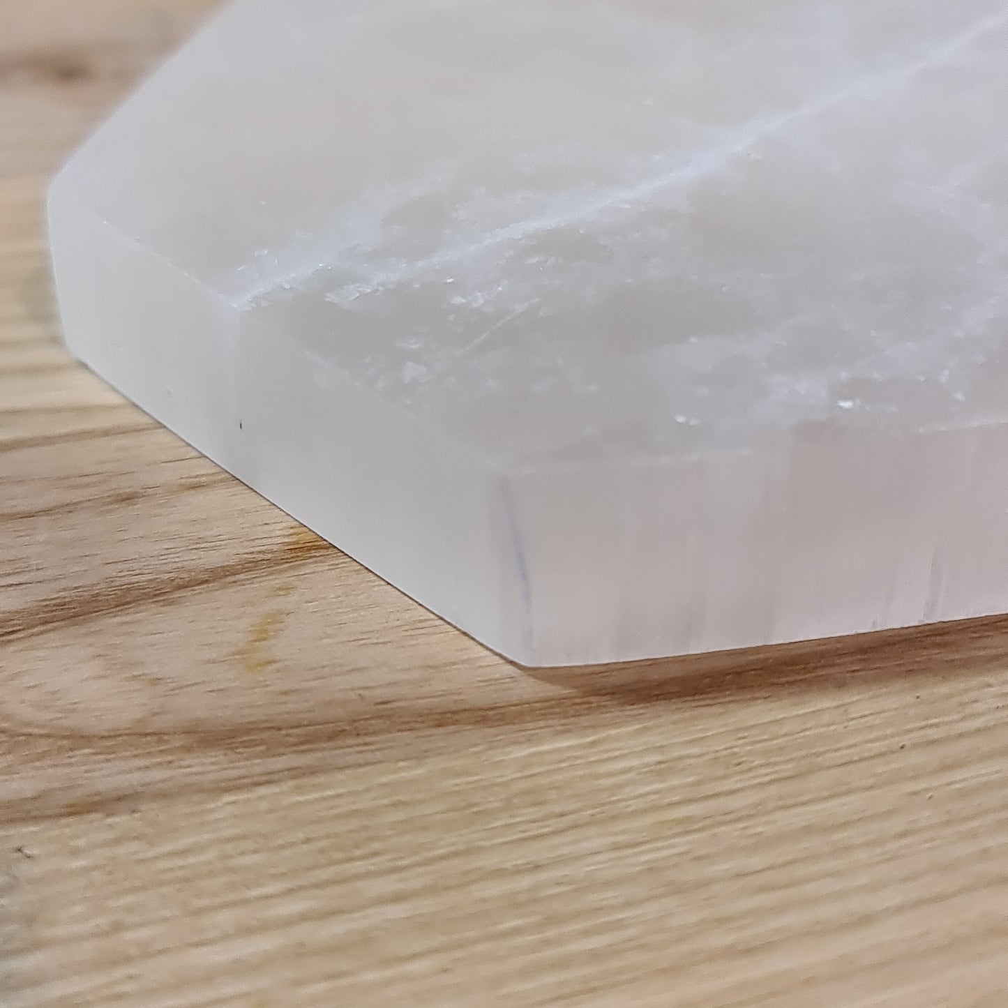 Selenite Charger Plate *HEXAGON* (~10cm)