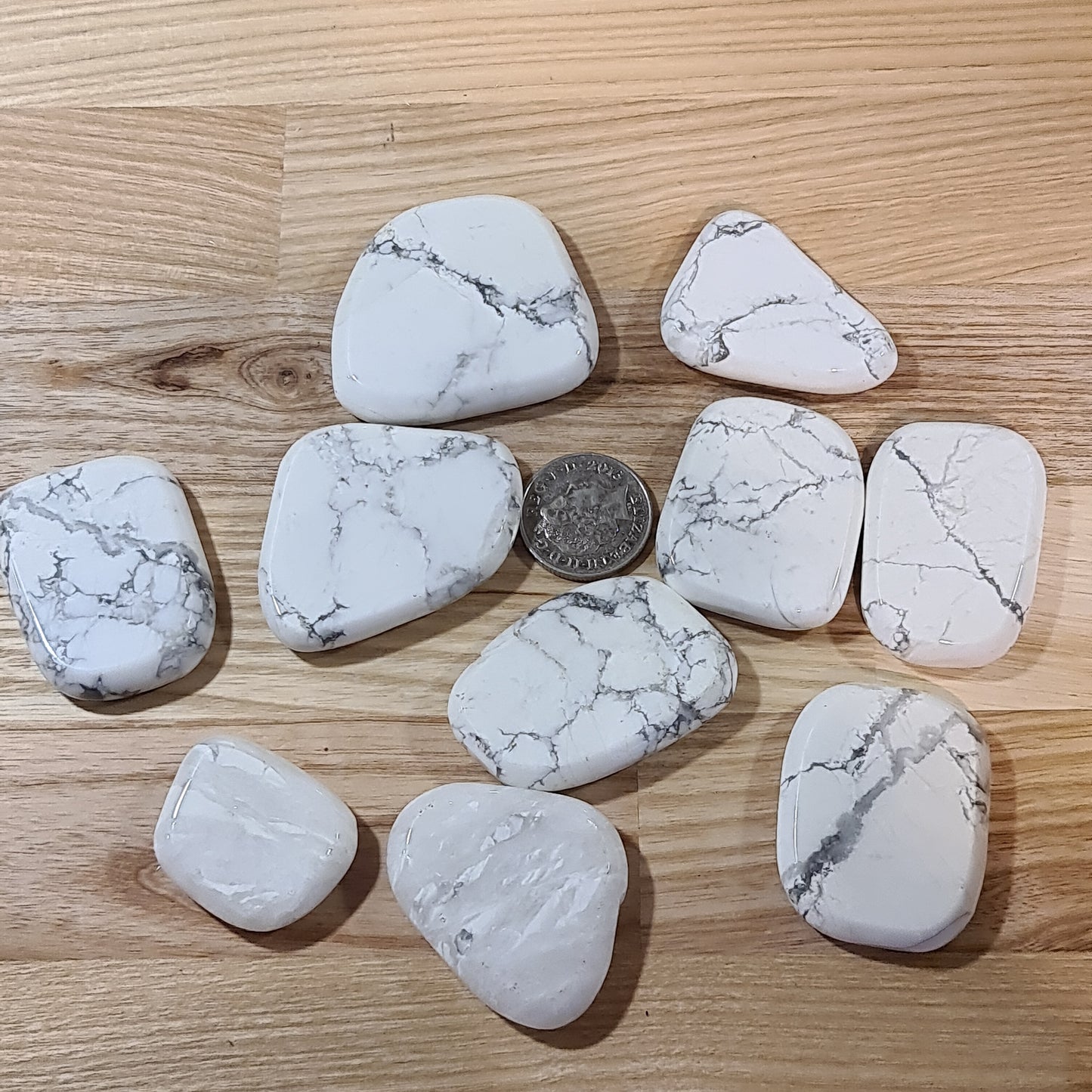 White Howlite Smoothstone