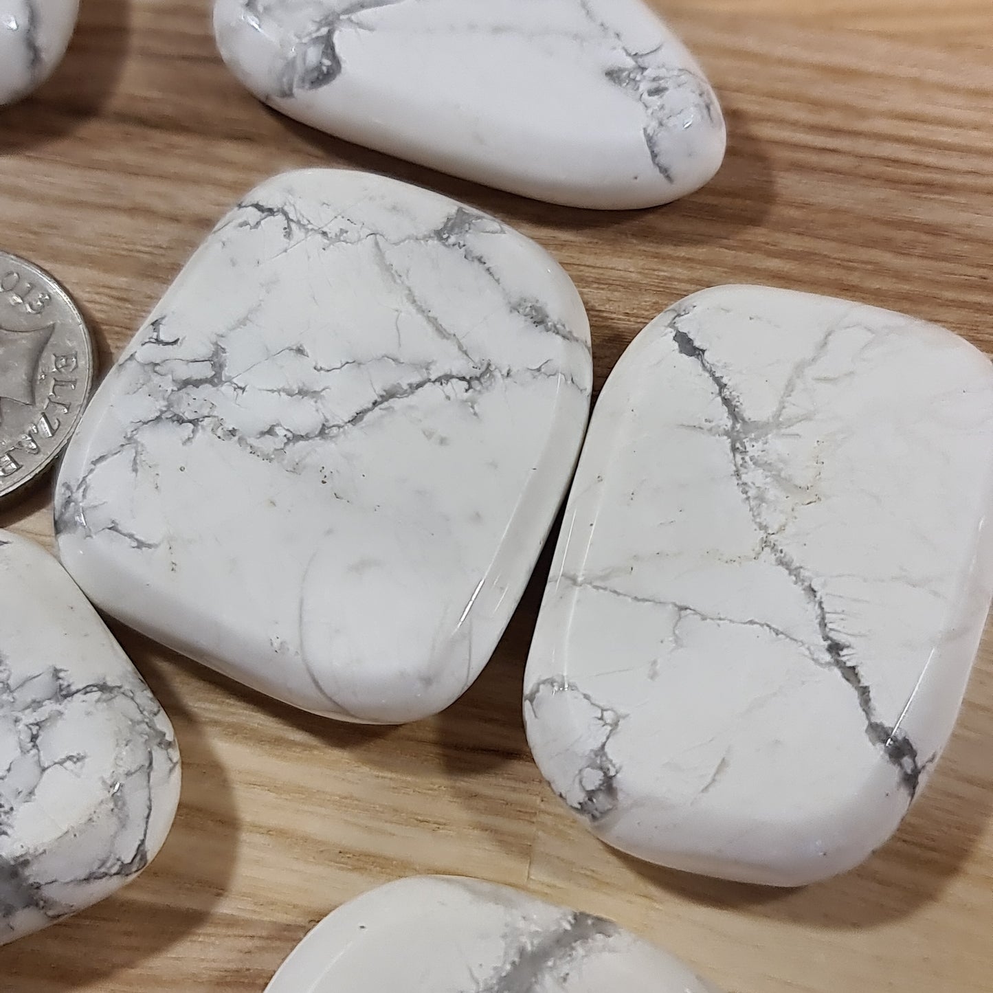 White Howlite Smoothstone