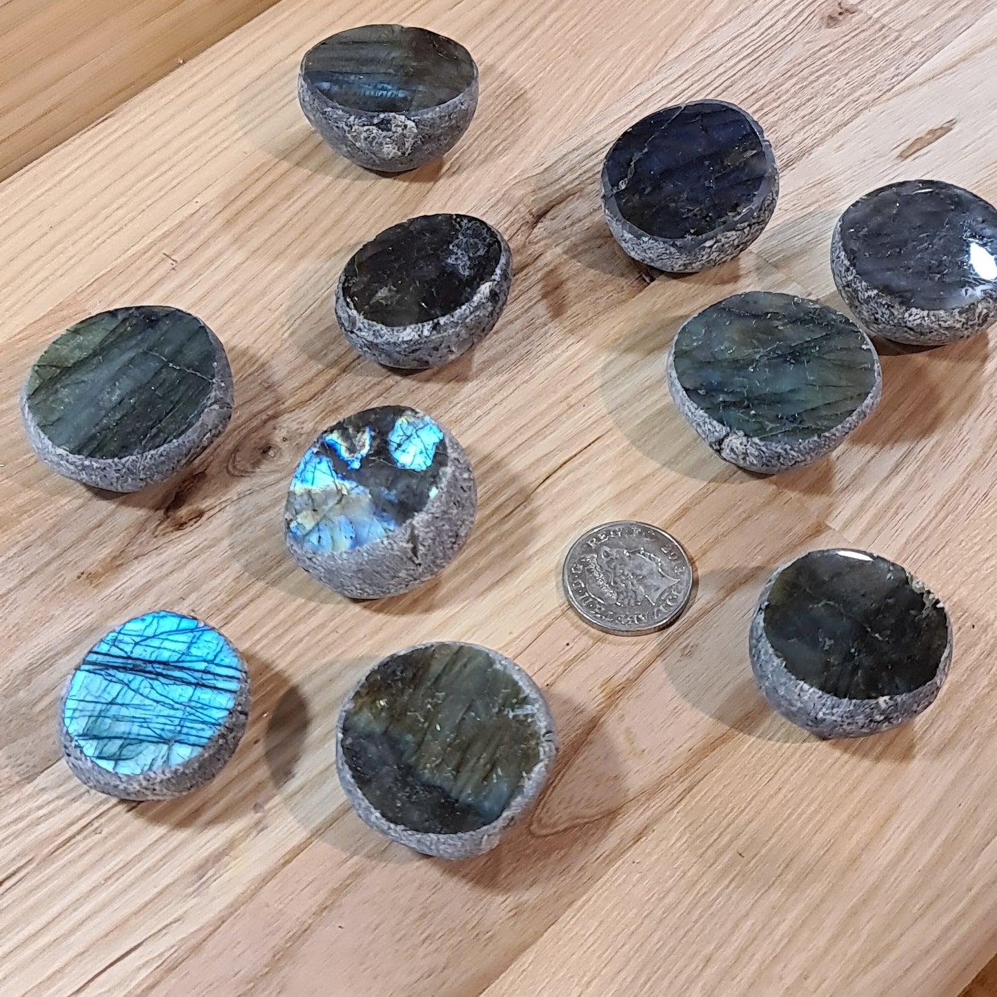Labradorite Dragon Eggs (Madagascan Variety)