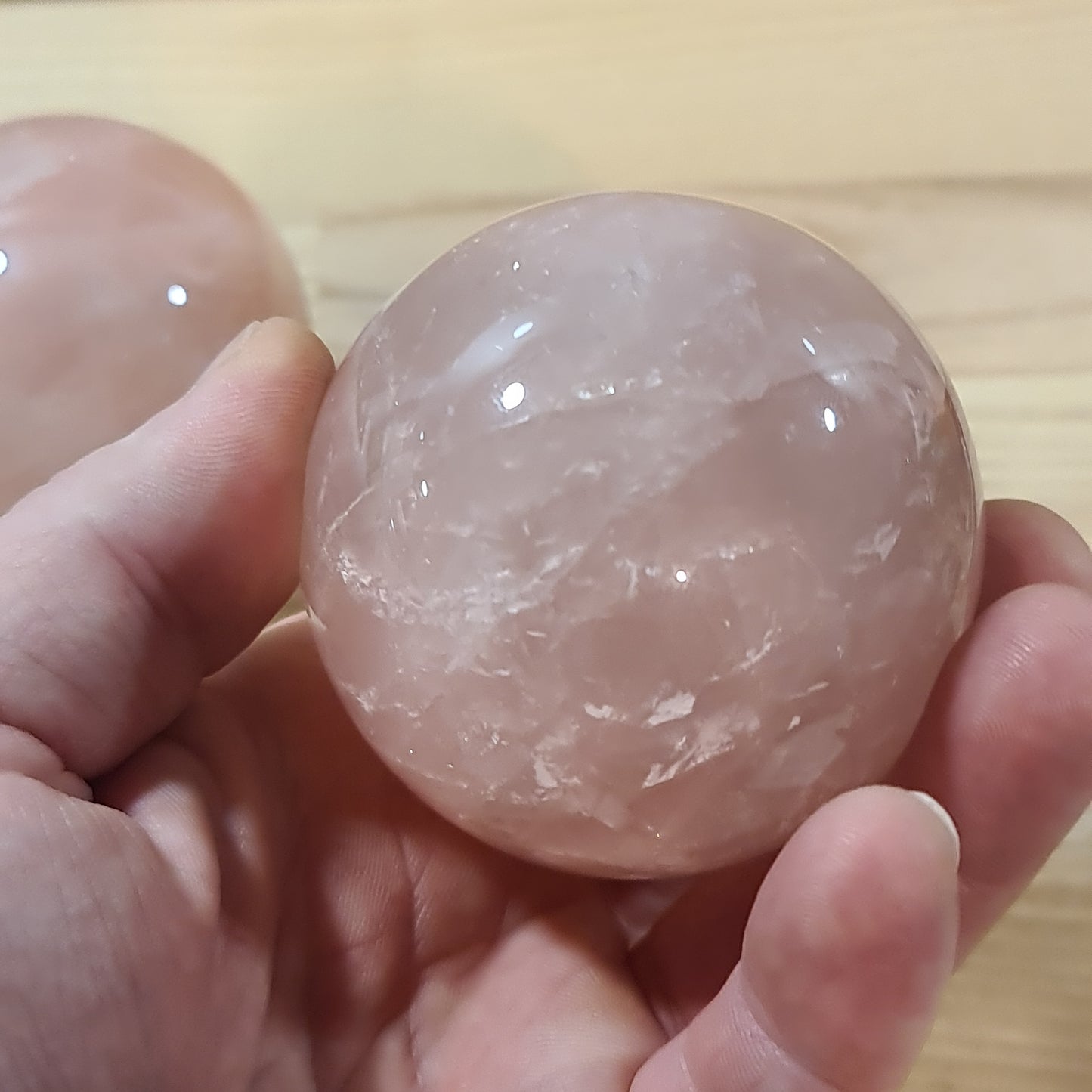 Rose Quartz Spheres