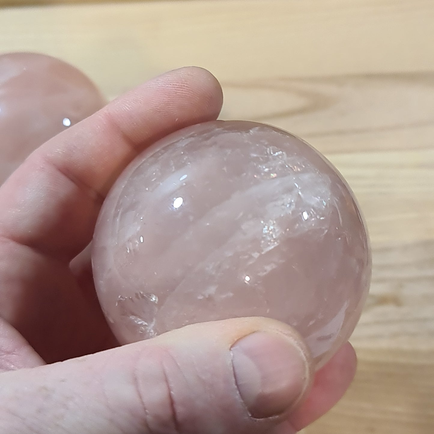 Rose Quartz Spheres