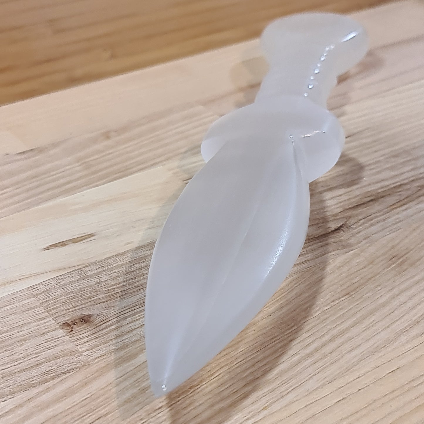 Selenite Knife (Heart Handle)
