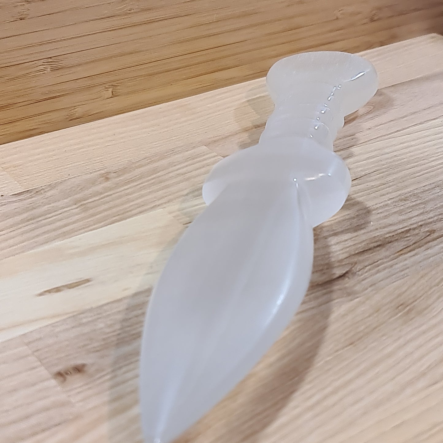 Selenite Knife (Heart Handle)