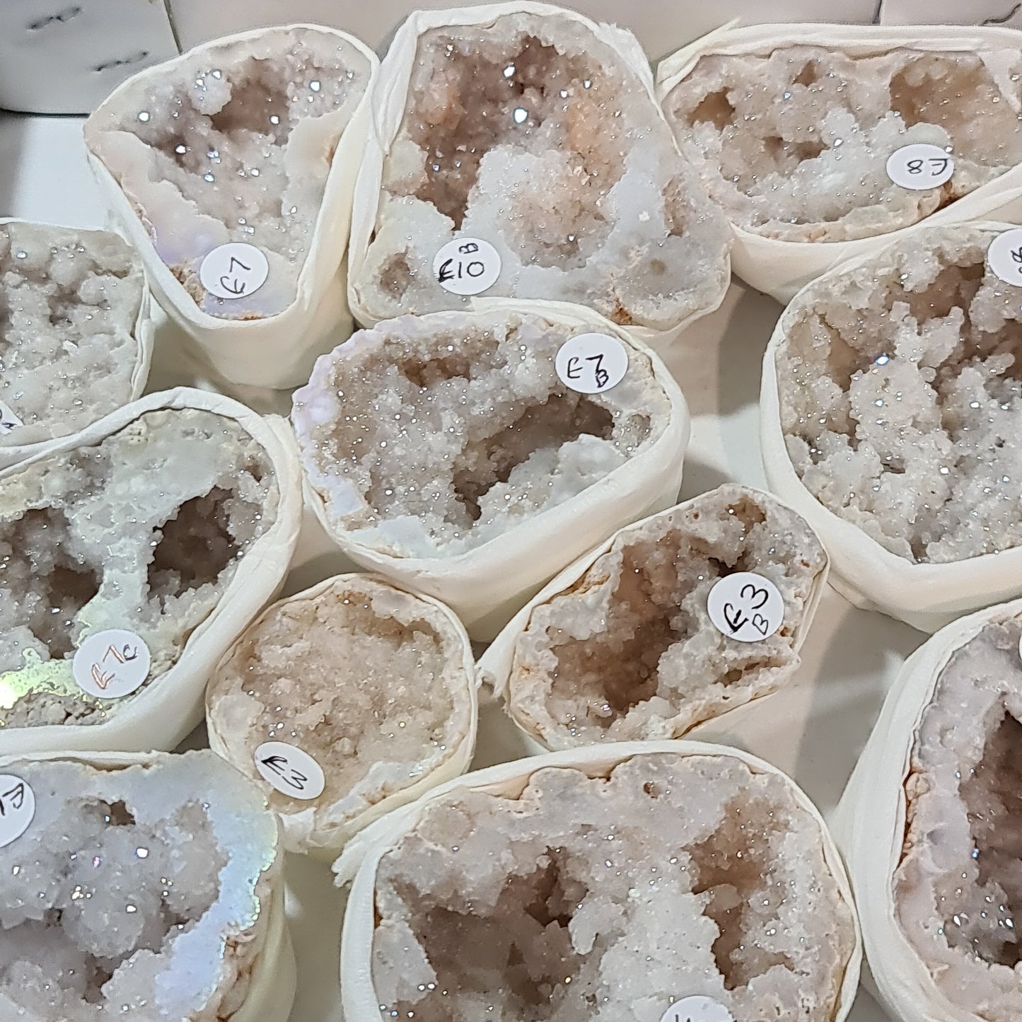 Angel Aura Quartz Geodes Box C
