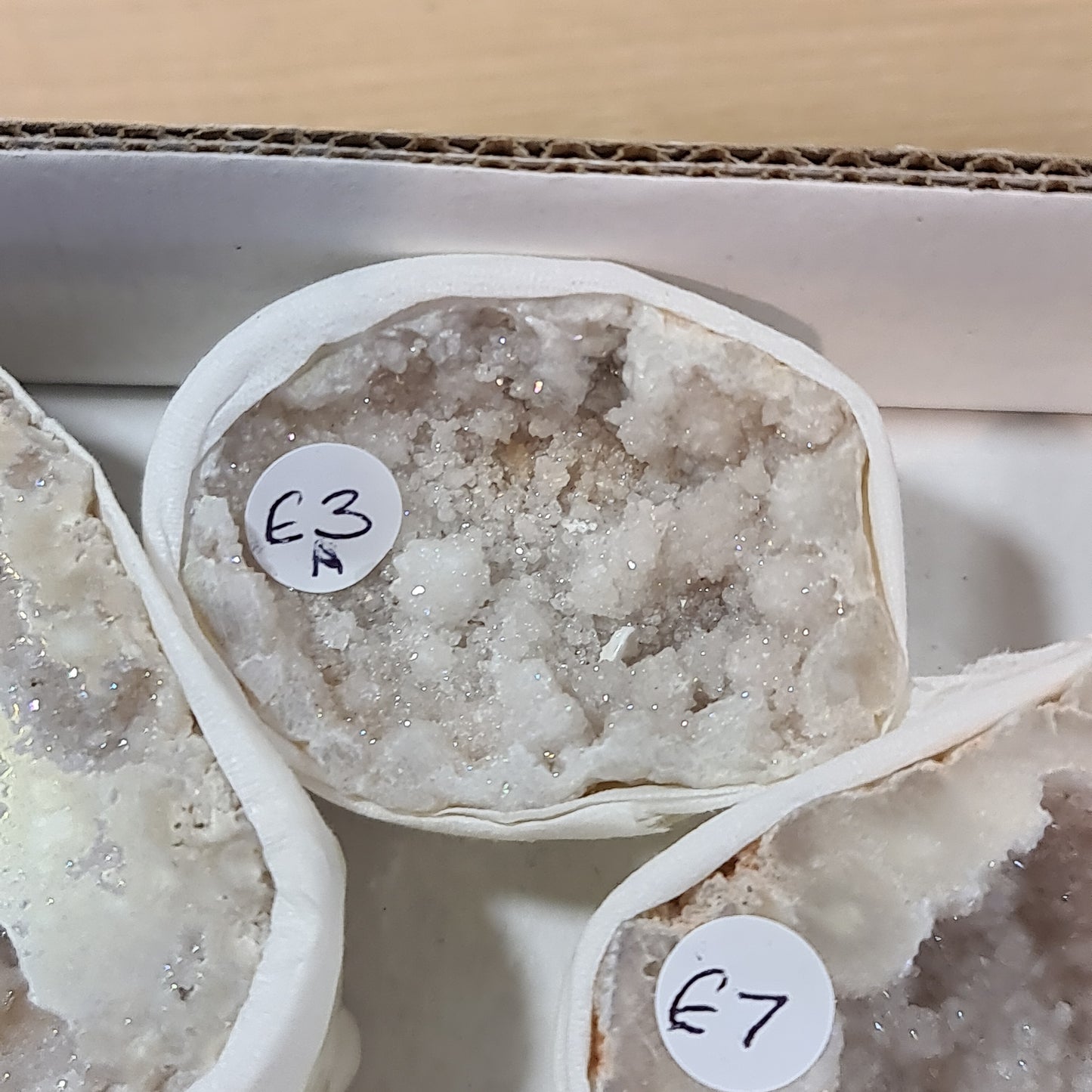 Angel Aura Quartz Geodes Box C