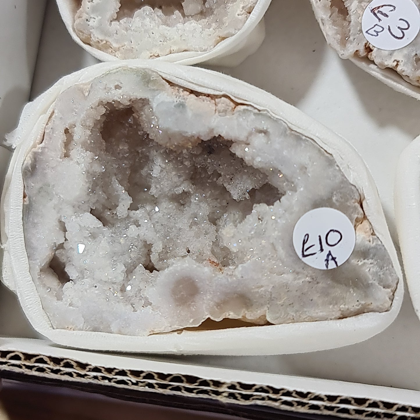 Angel Aura Quartz Geodes Box C