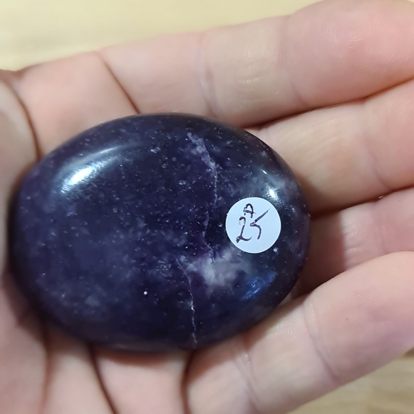 Lepidolite Palmstone