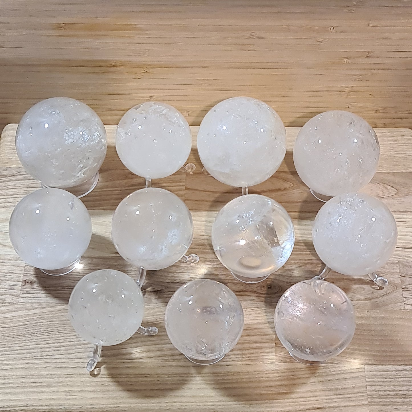 Clear Quartz Spheres
