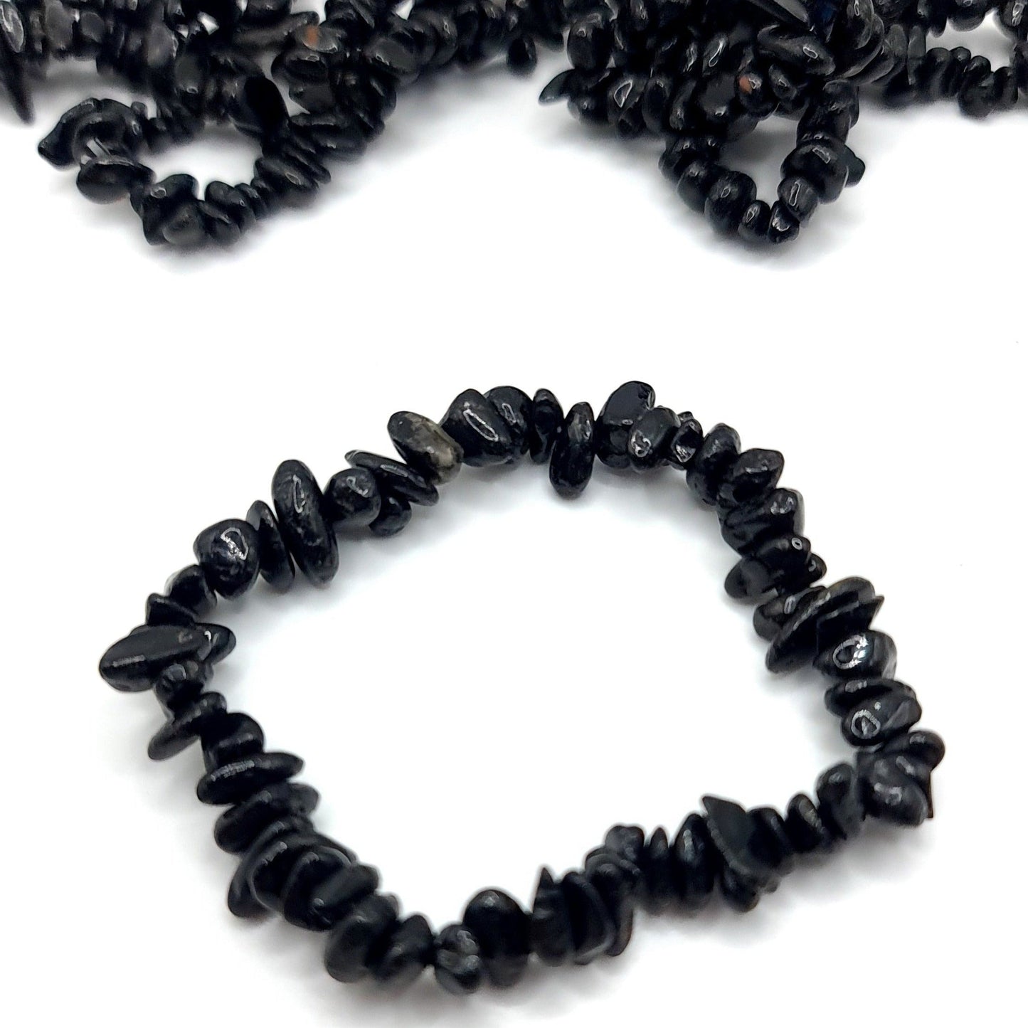 Black Tourmaline Chip Bracelet