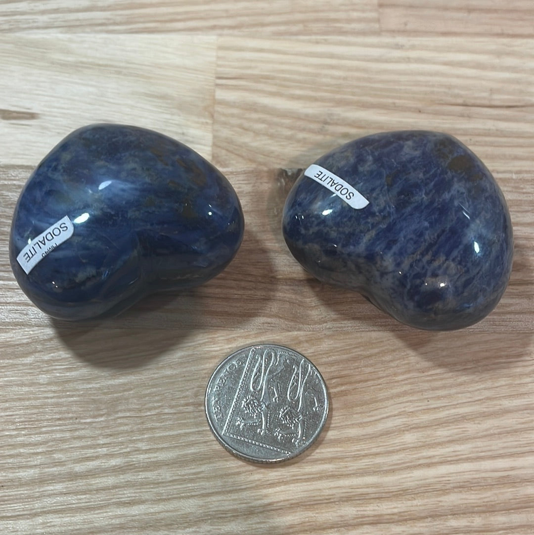 Sodalite Puffy Heart