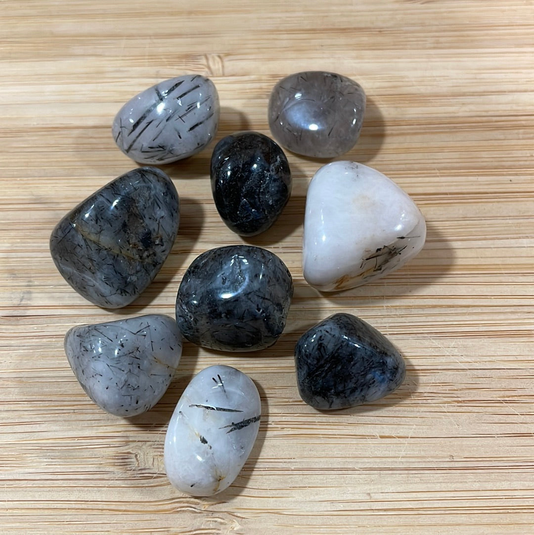 Tourmalinated Quartz Tumblestone