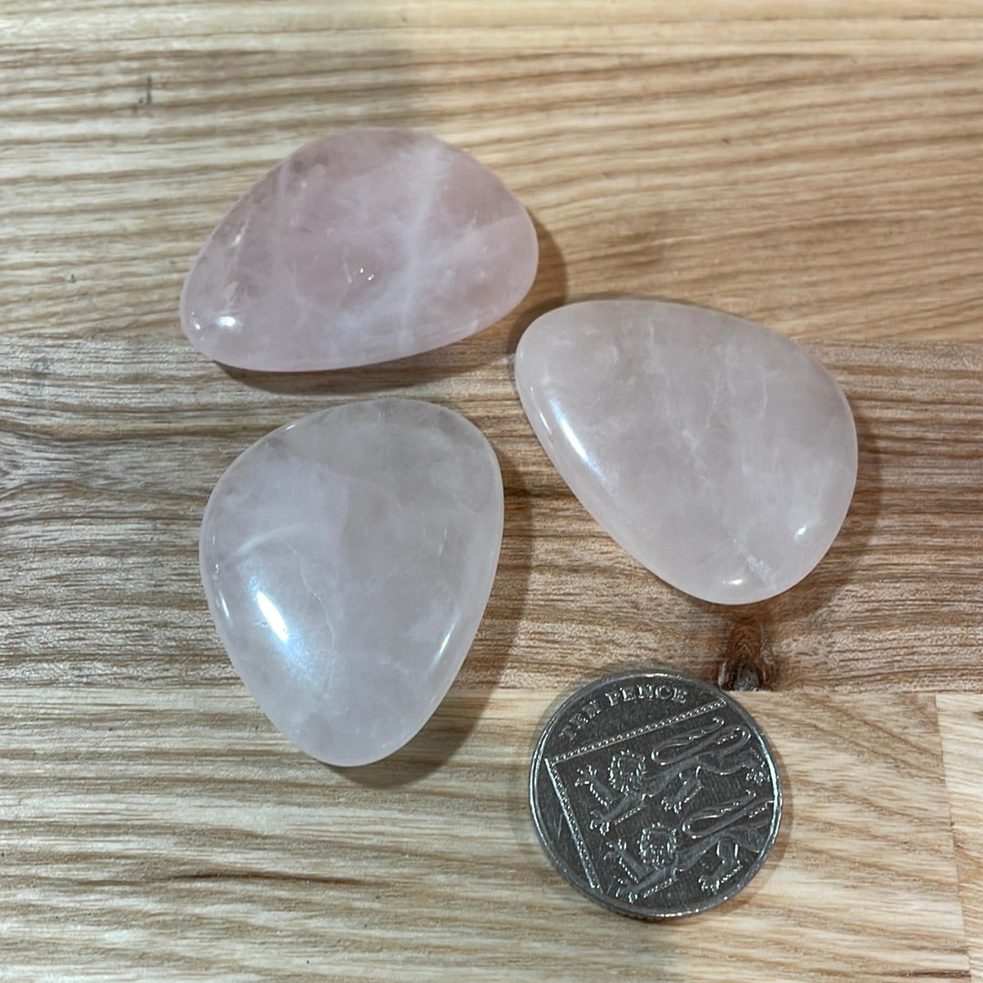 Rose Quartz Worry Stone