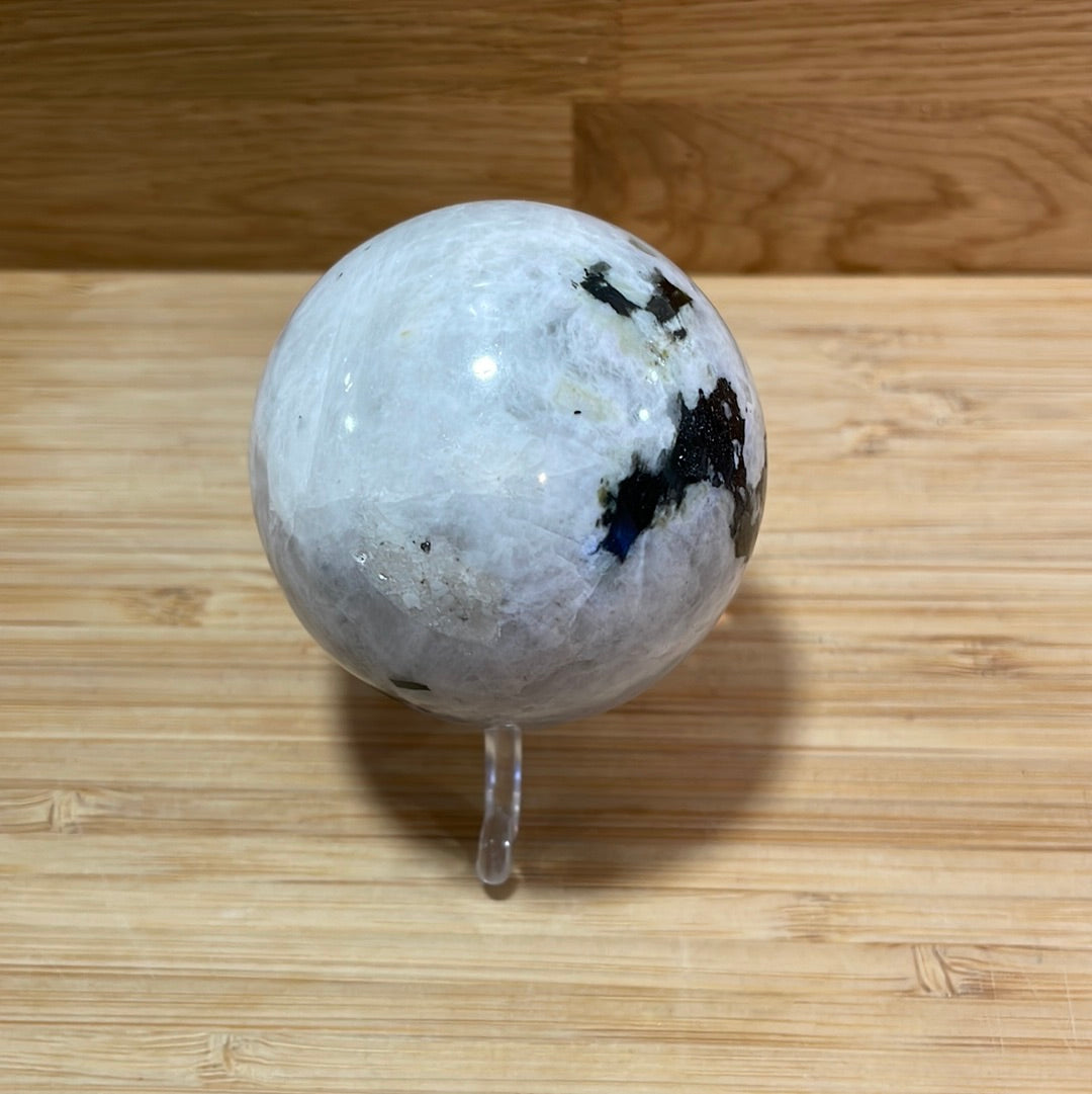 Rainbow Moonstone Spheres 55-60mm