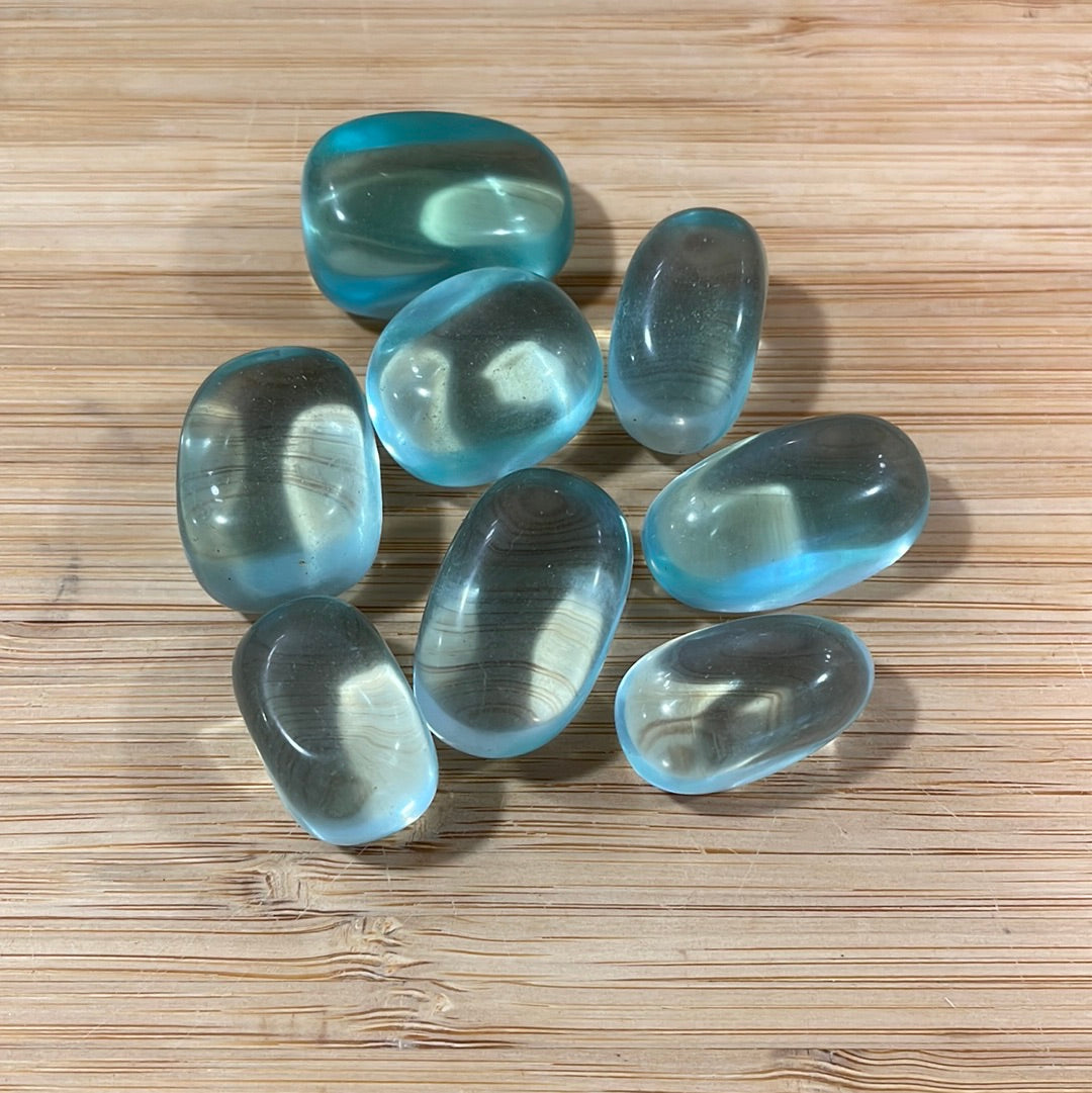 Blue Obsidian Tumblestone