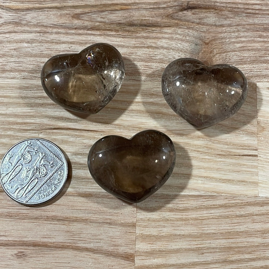 Smokey Quartz Heart (Small)