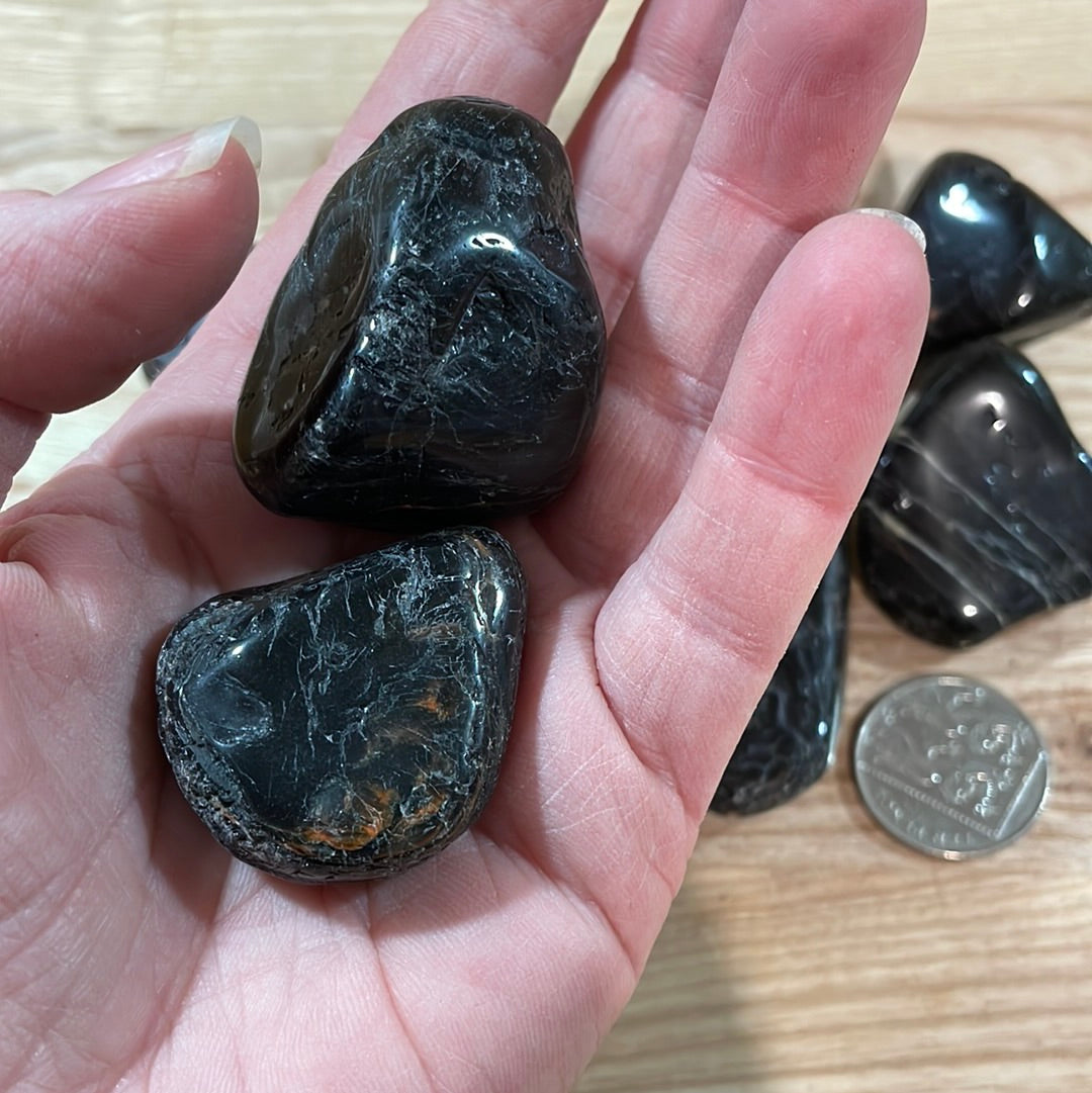 Black Tourmaline Pebble