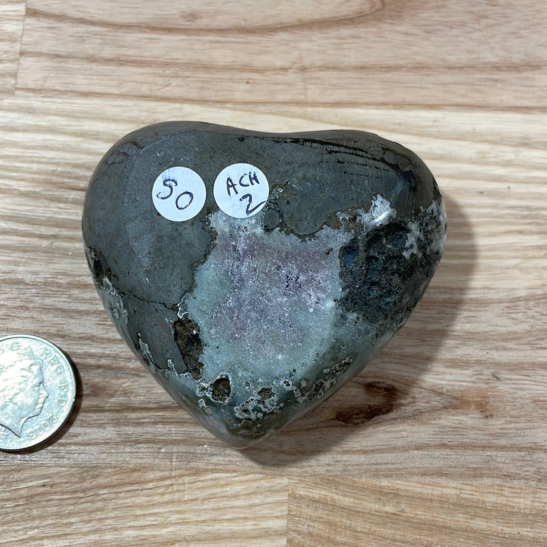 Amethyst Hearts Druzy