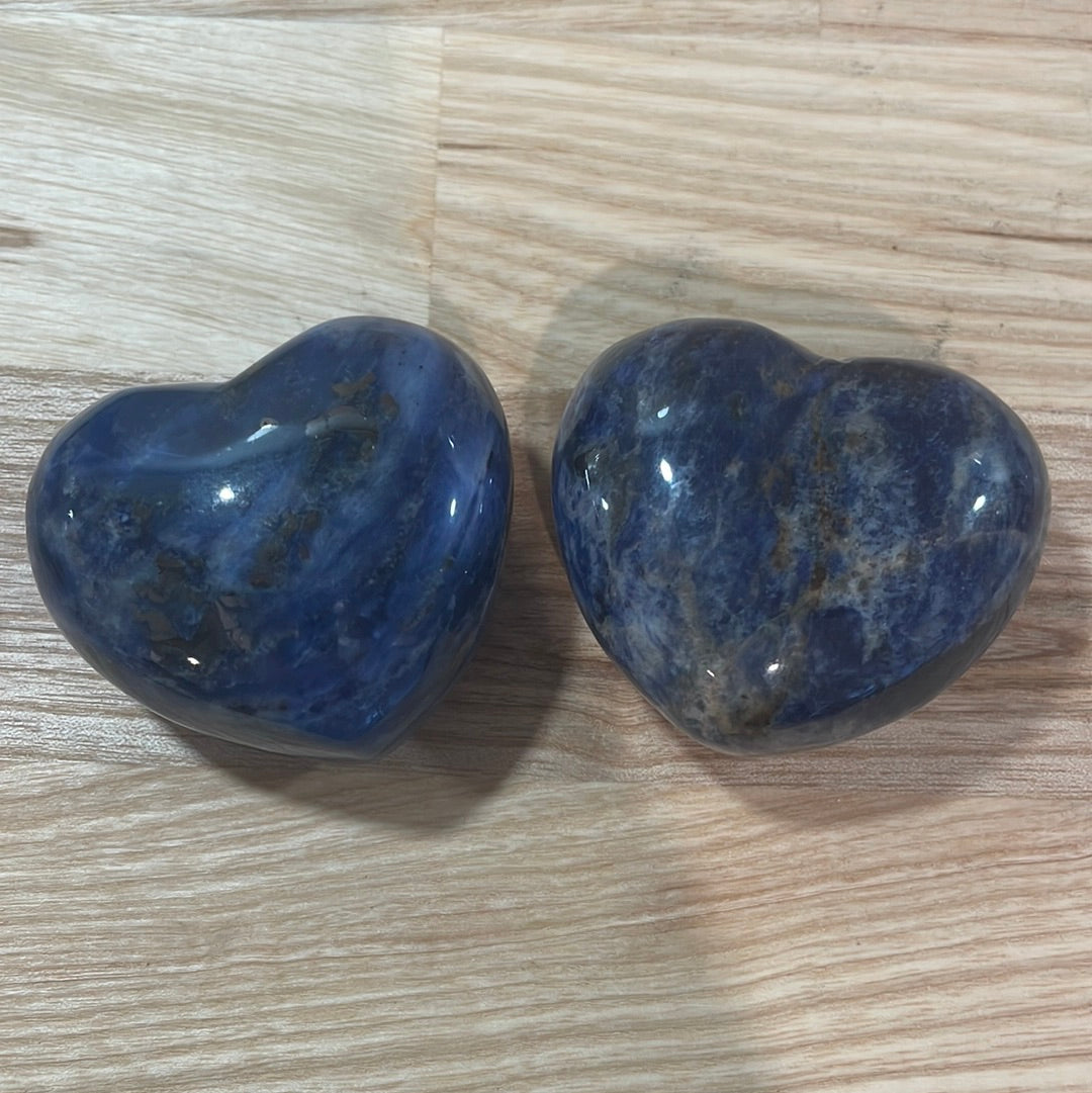 Sodalite Puffy Heart