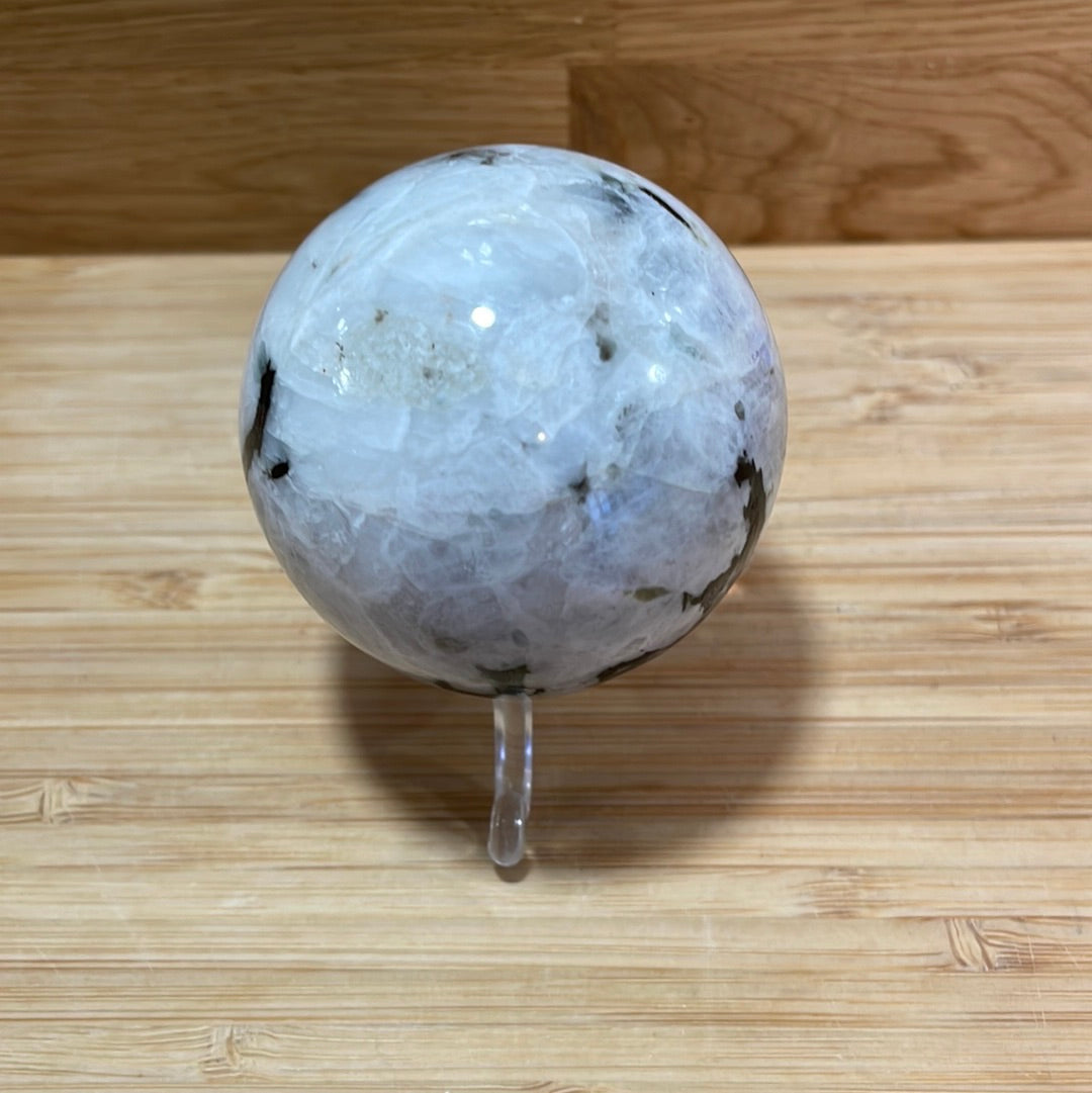 Rainbow Moonstone Spheres 55-60mm
