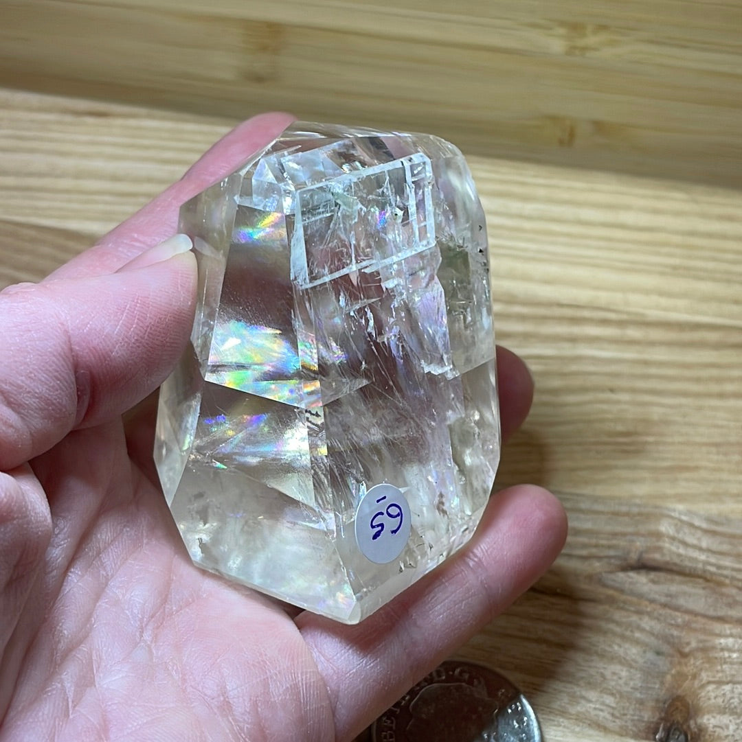 Golden Calcite Polished Freeform